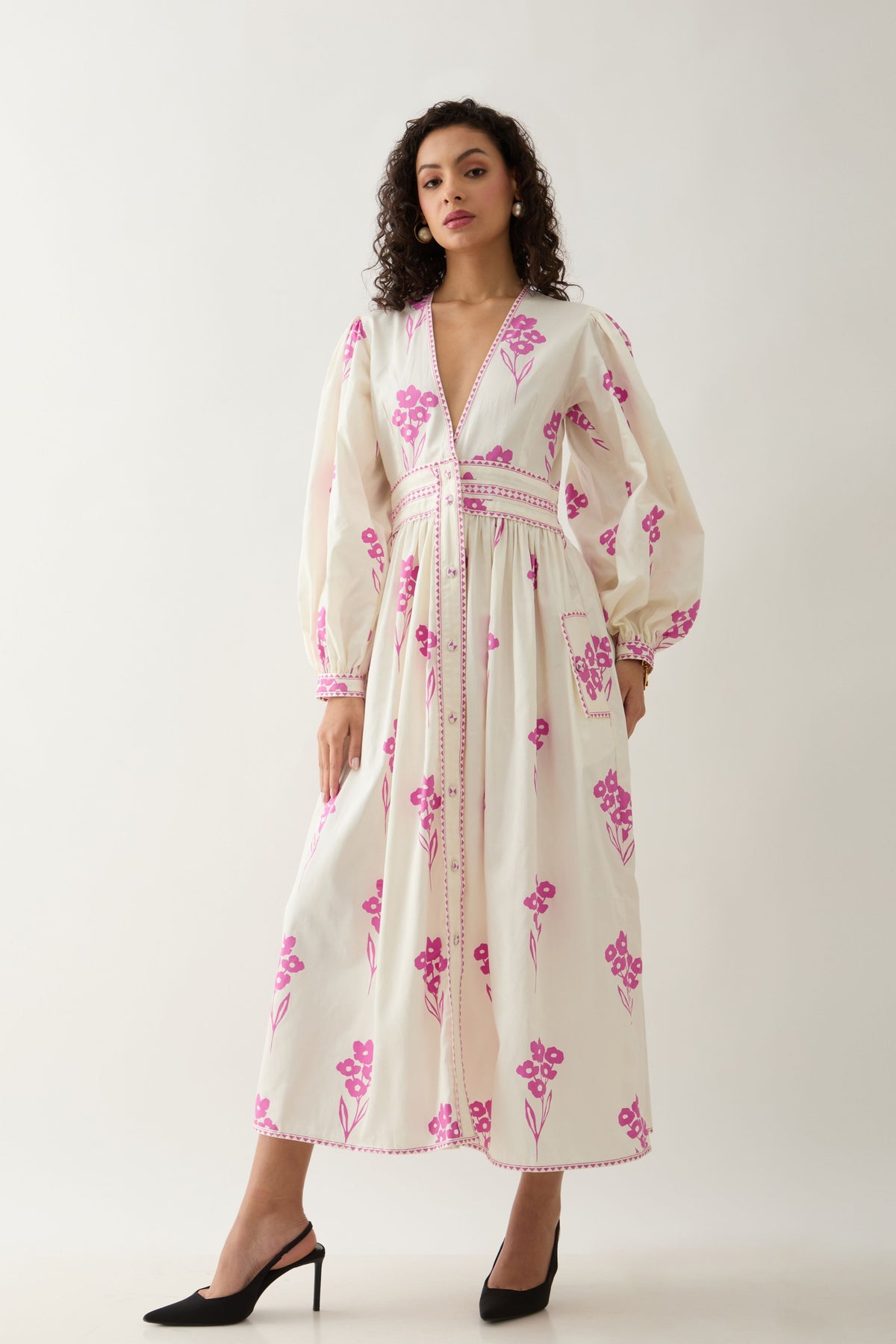 Solace Off White Dress