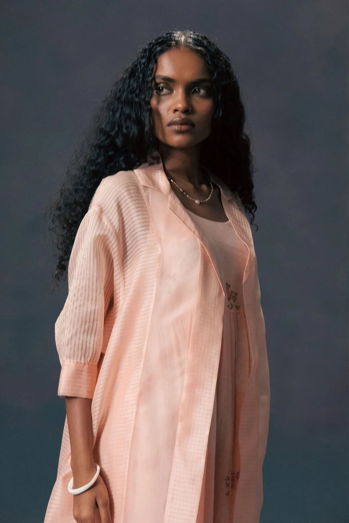 Old Rose Jacket Set