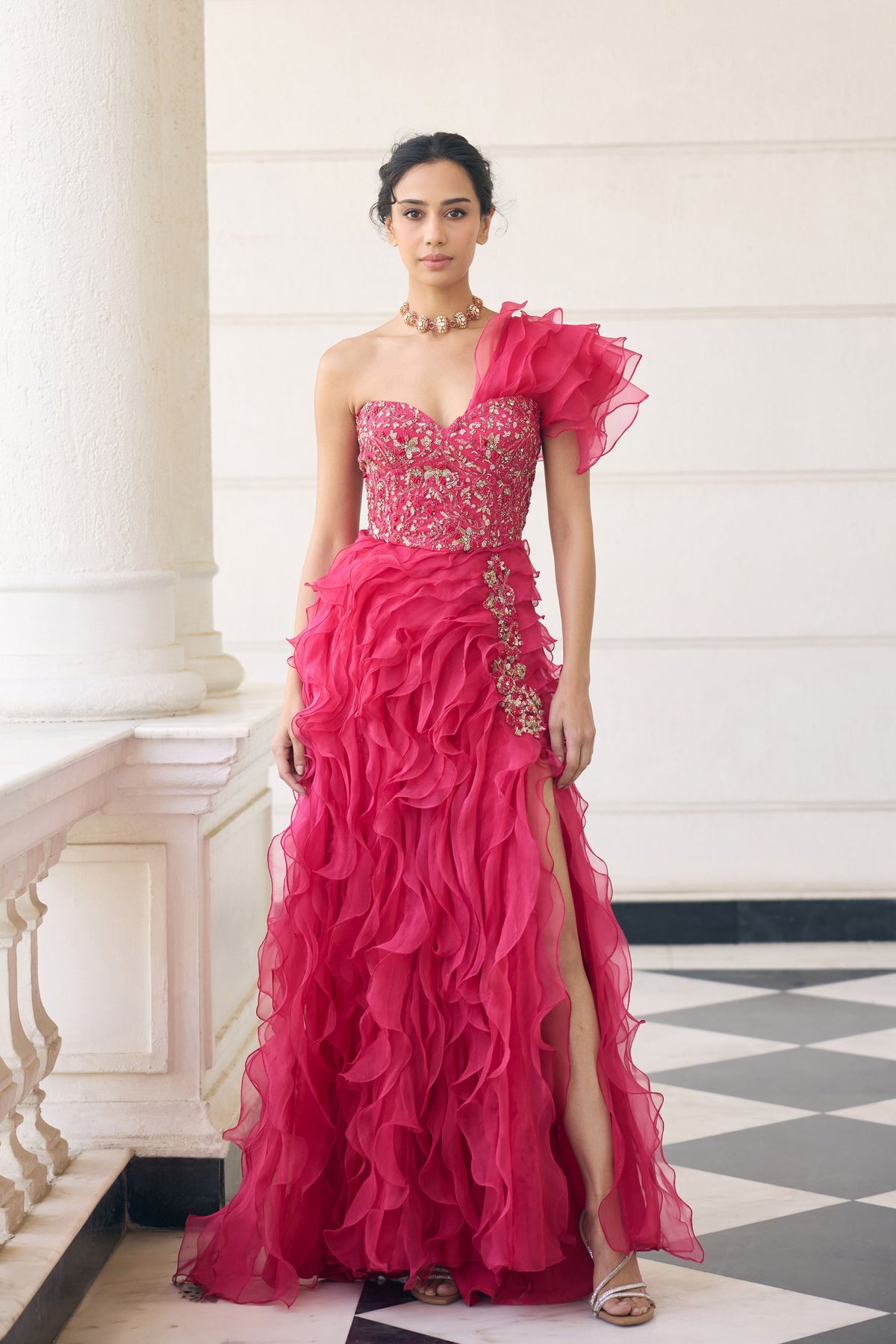 Bougainvillea Gown