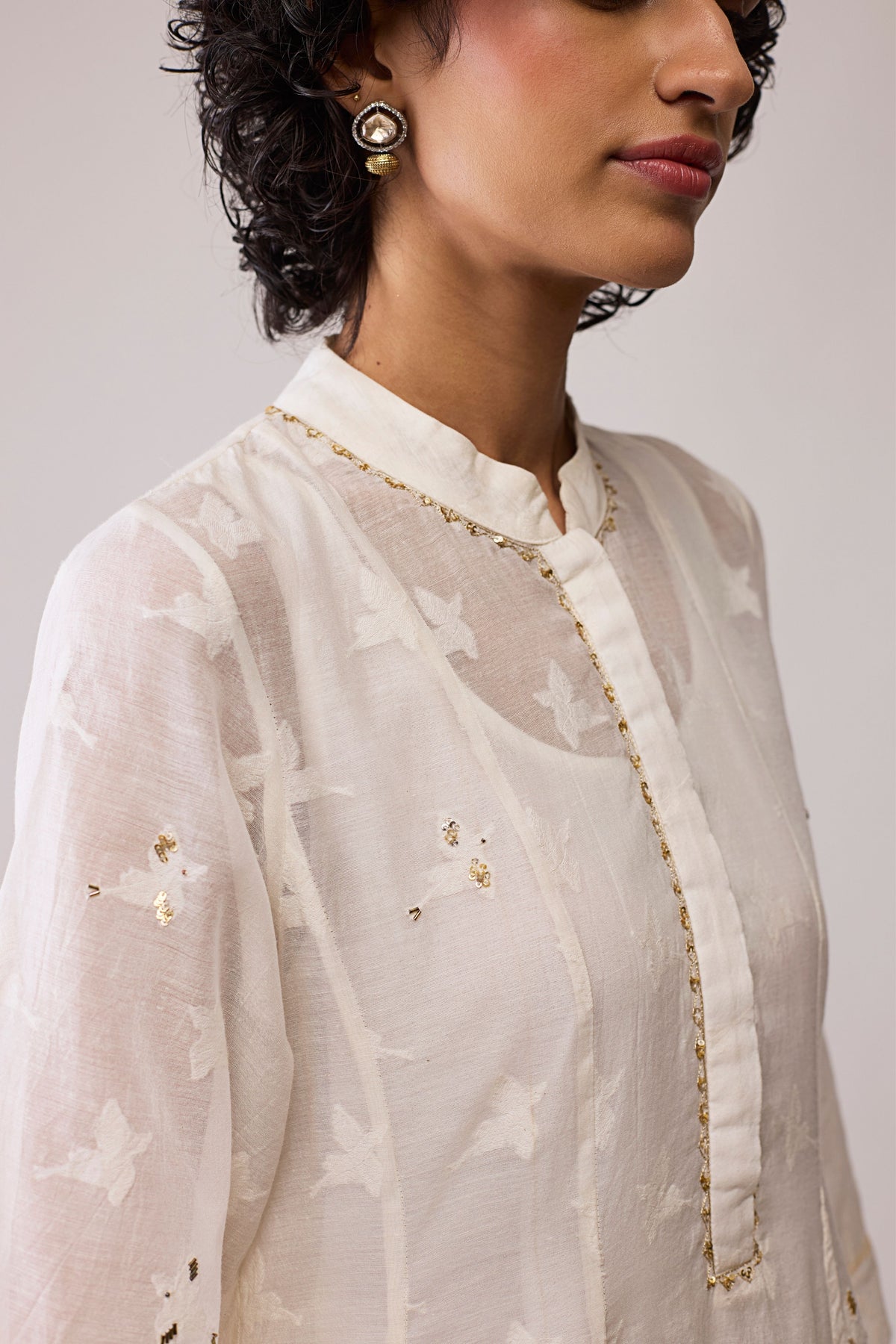 Ayesha Ivory Kurta Set