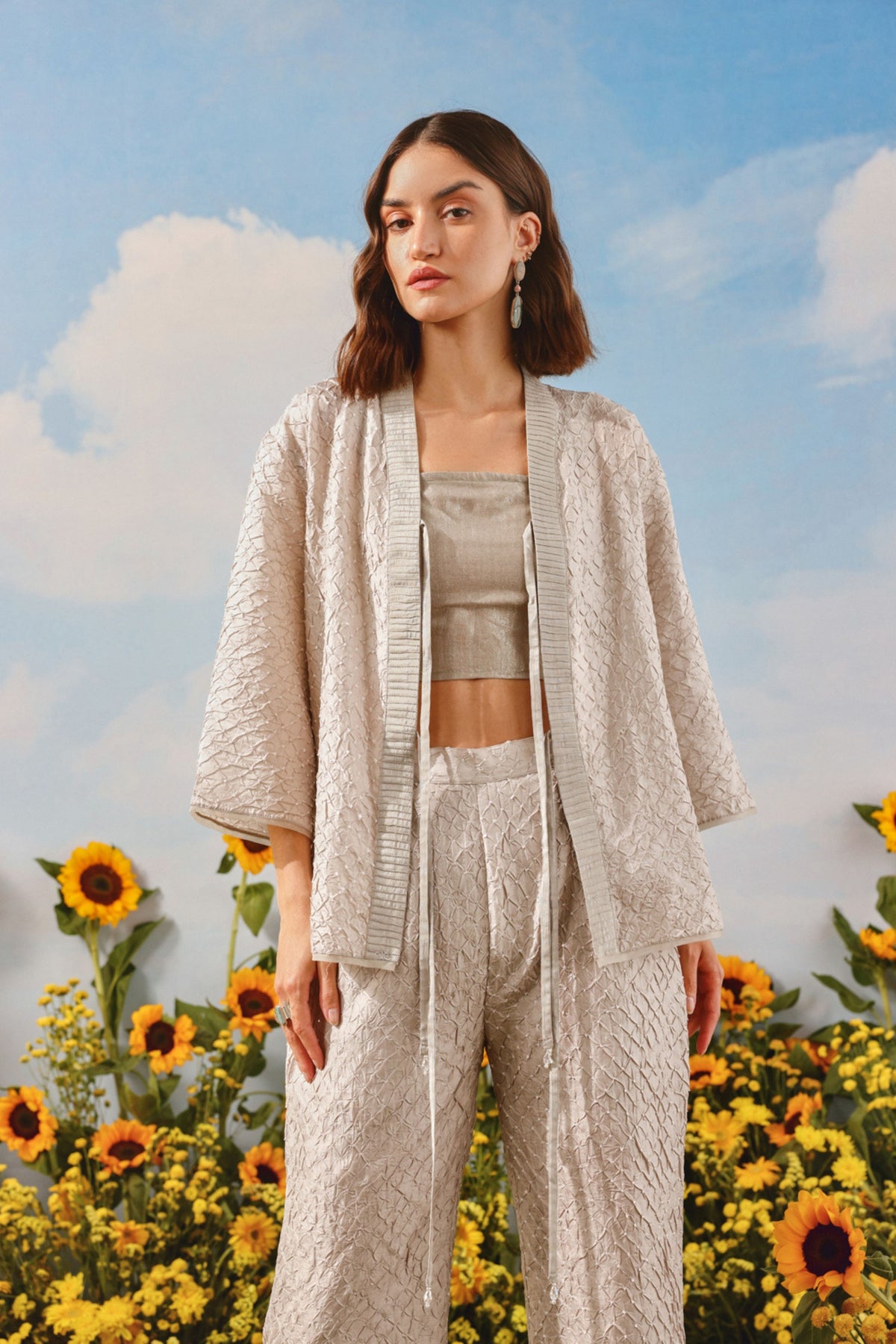 Crushed Bandhani Pants