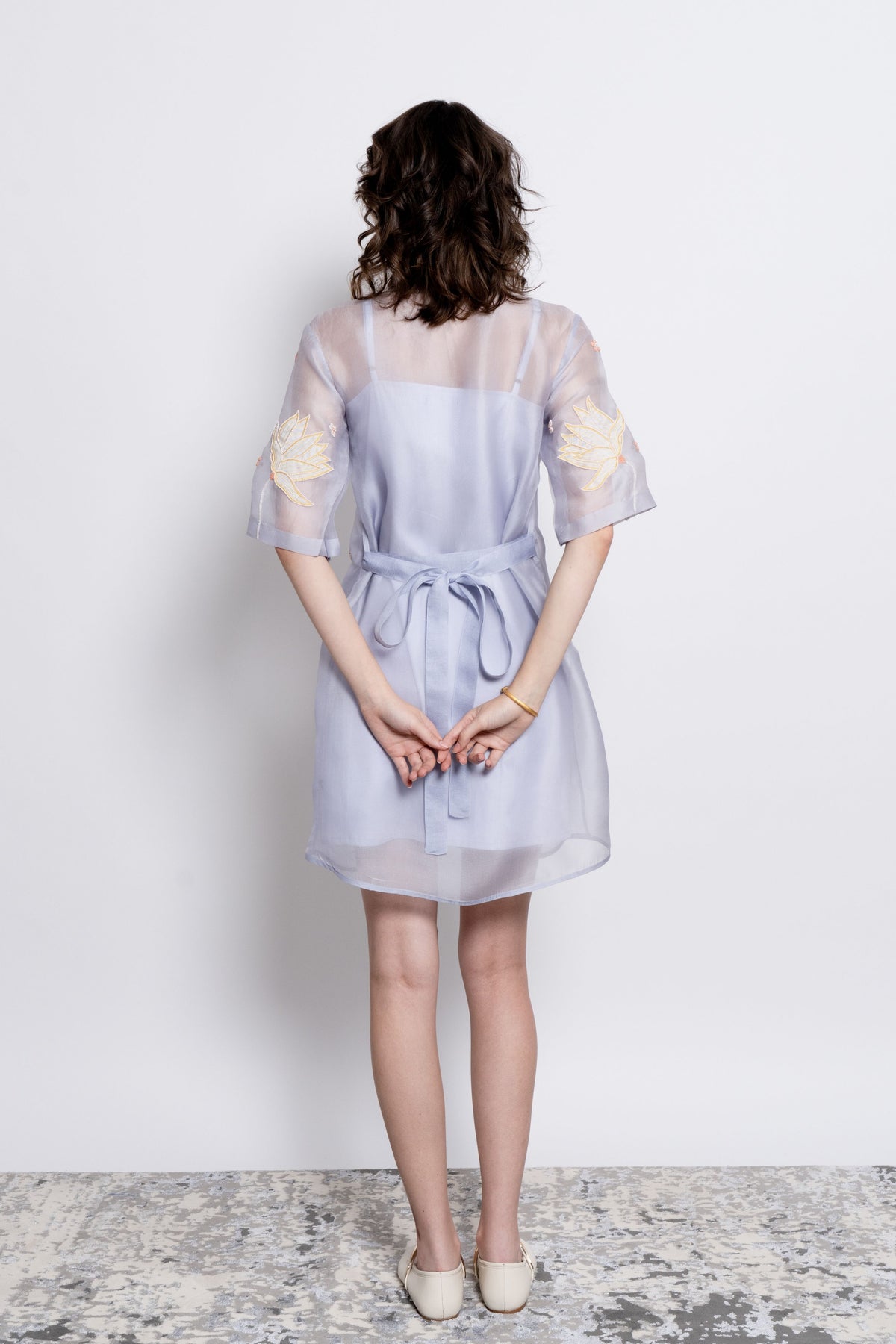 Powder Blue Amora Shirt Dress