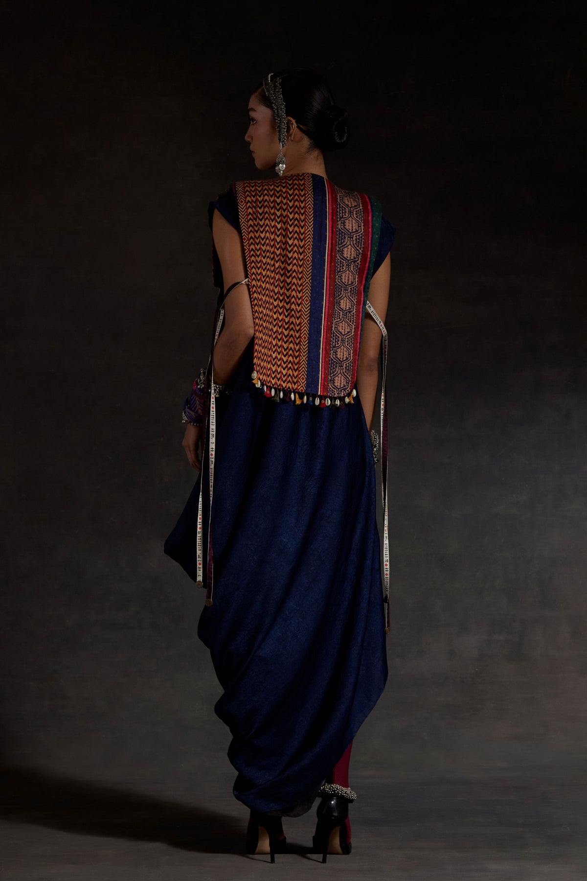 Multicolor Zuri Gilet Set