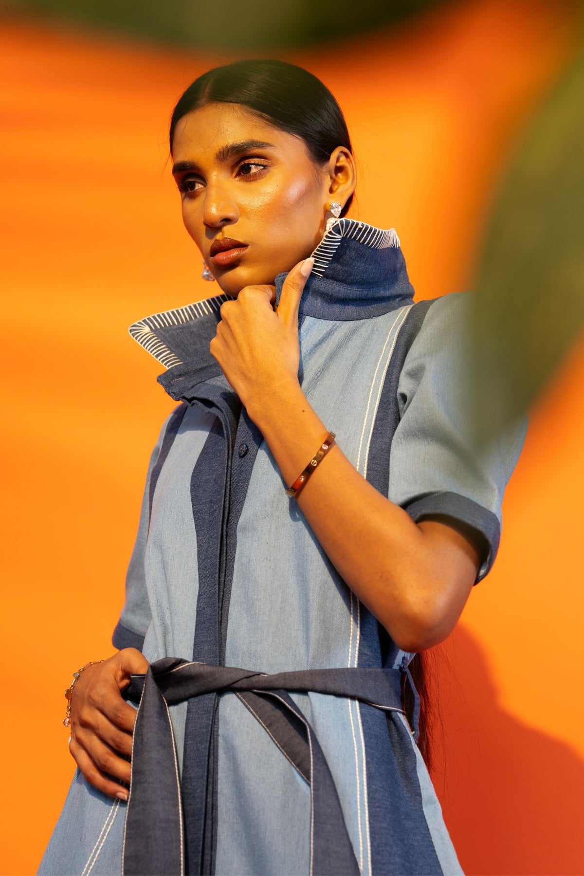 Indigo Orbit Dress