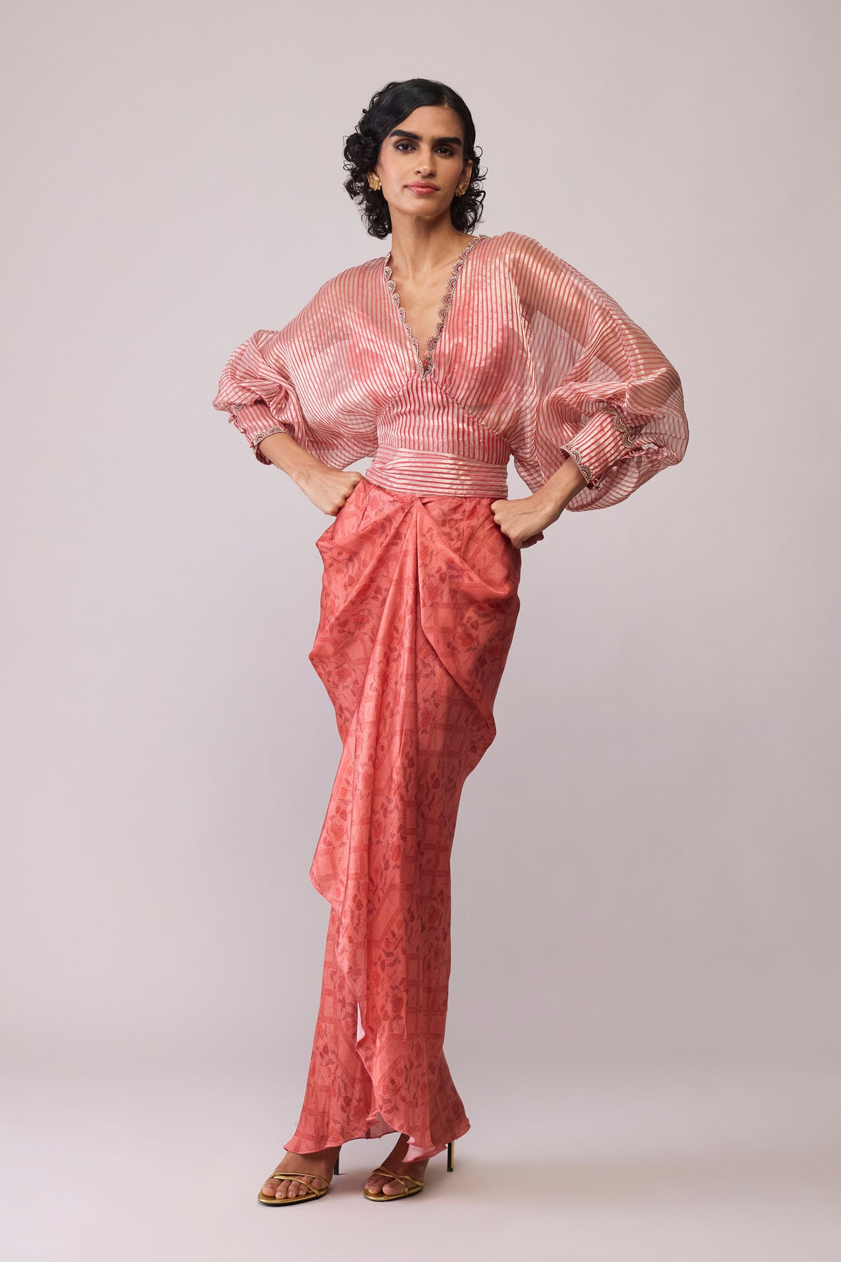 Red Stripe Maria Top