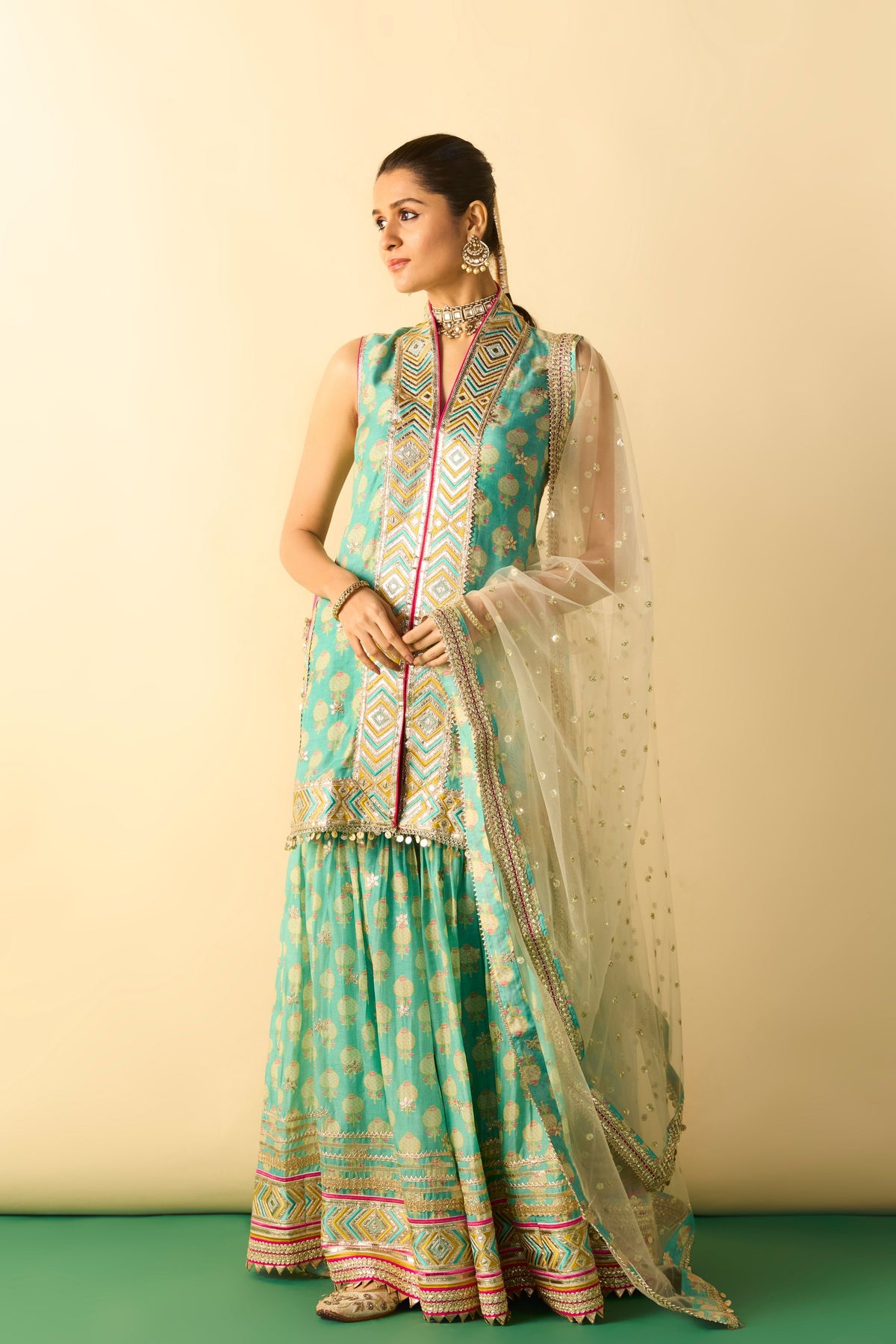 Aqua Aarvi Sharara Set