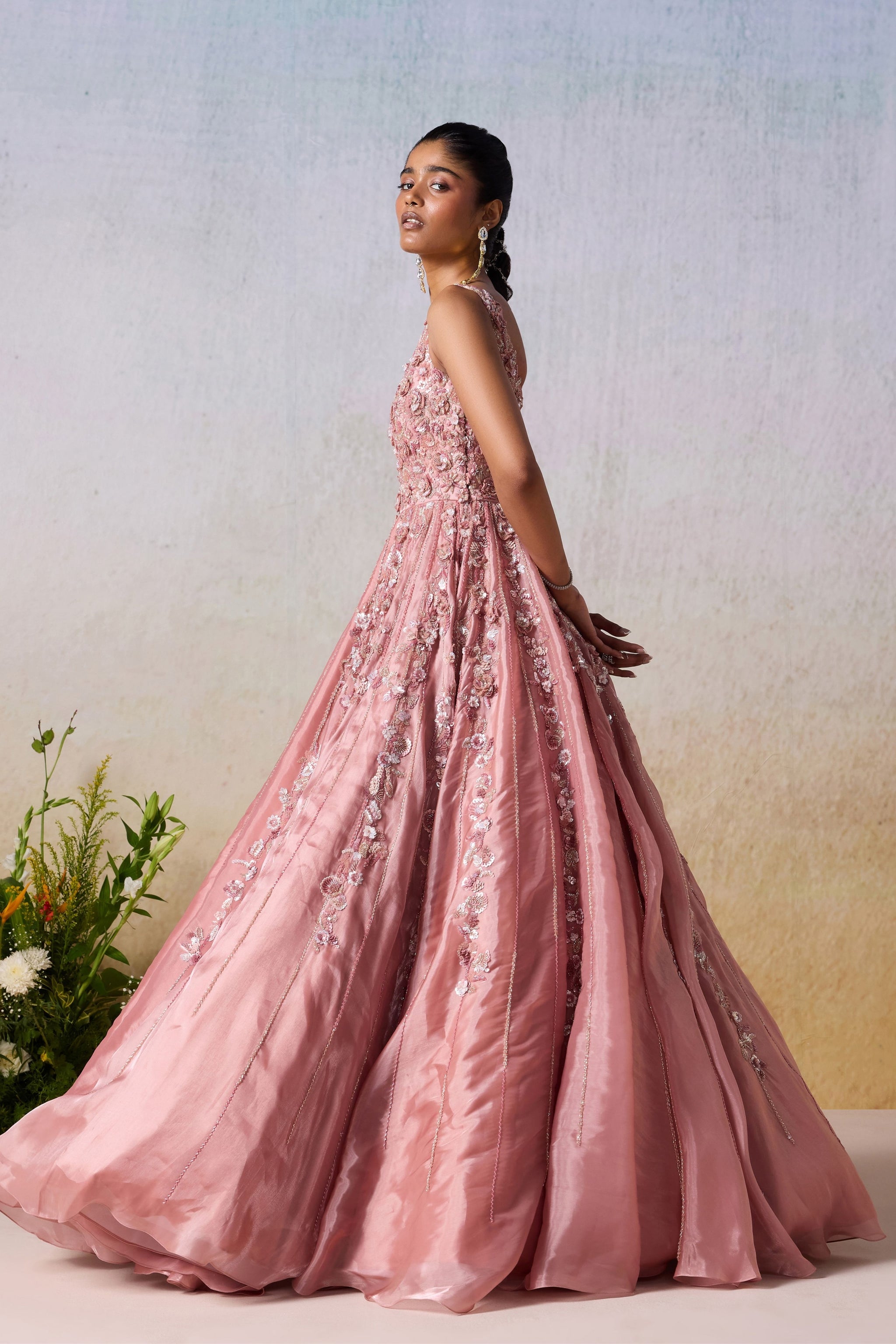 Mirroir - Dusty Rose Gown XS Mirroir - Dusty Rose Gown XS