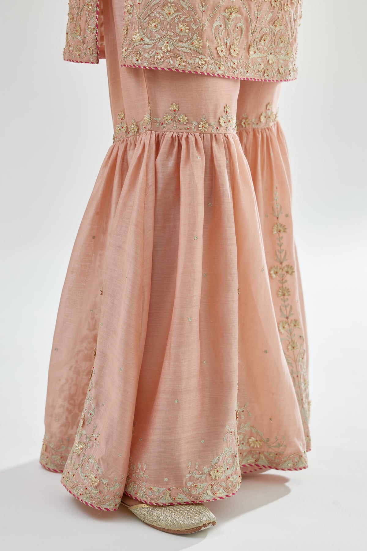 Pink Sharara Set