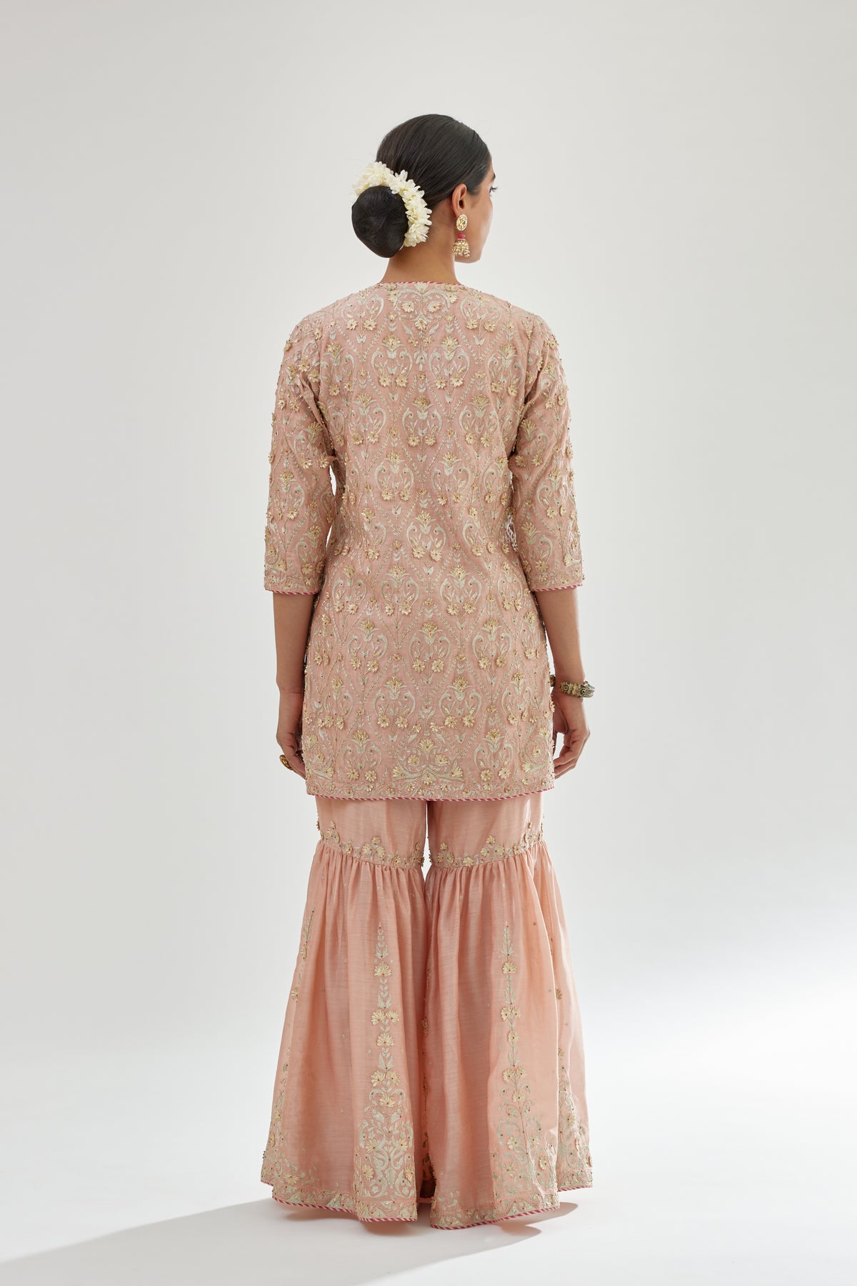 Pink Sharara Set