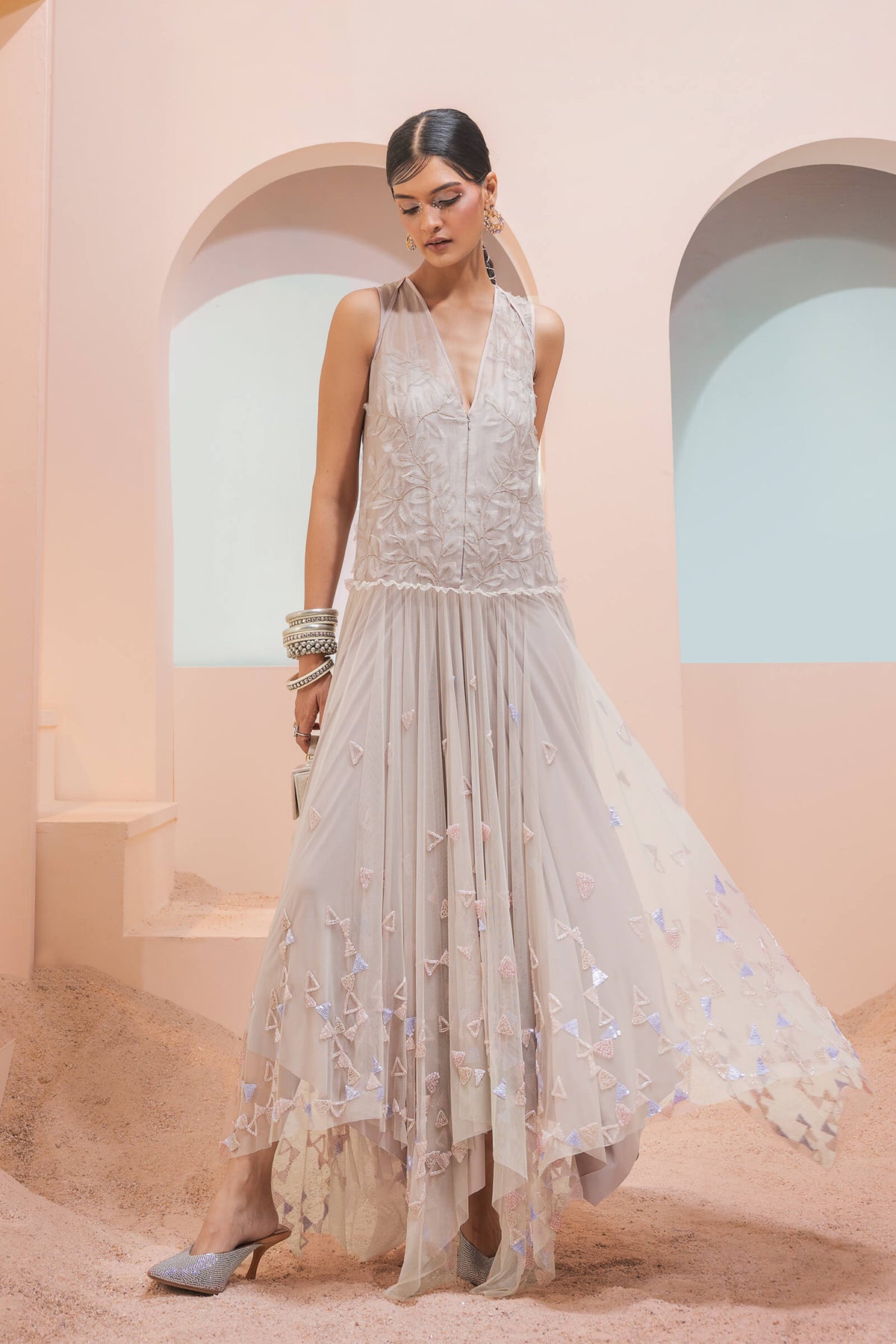 Organza Beadwork Dress