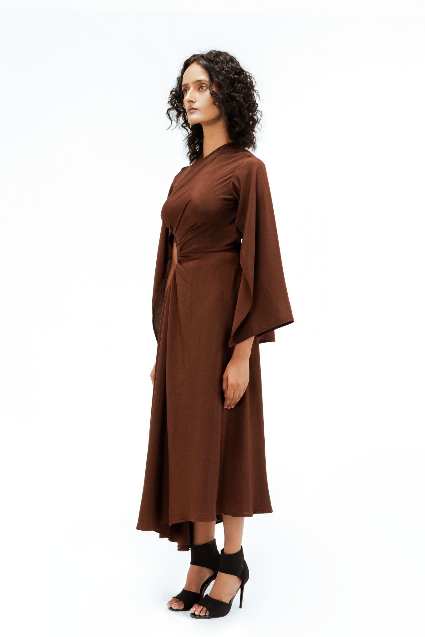 Kaia Draped Dress - Leh Studios - Elahe