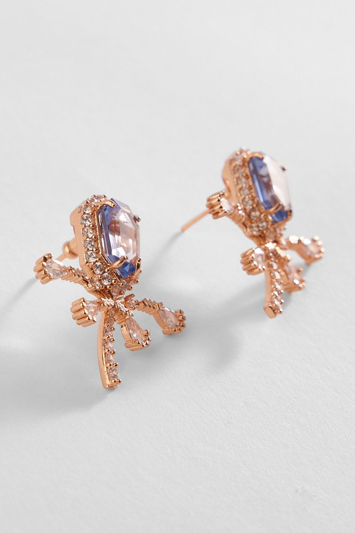 The Faena Mini Stud Earrings in Tanzanite