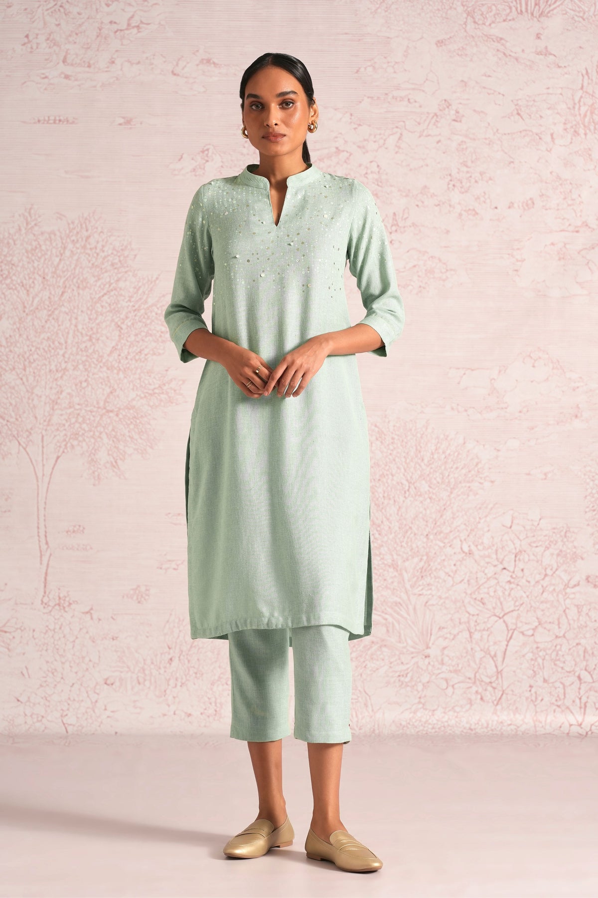 Shimmer Cloud Kurta & Pant