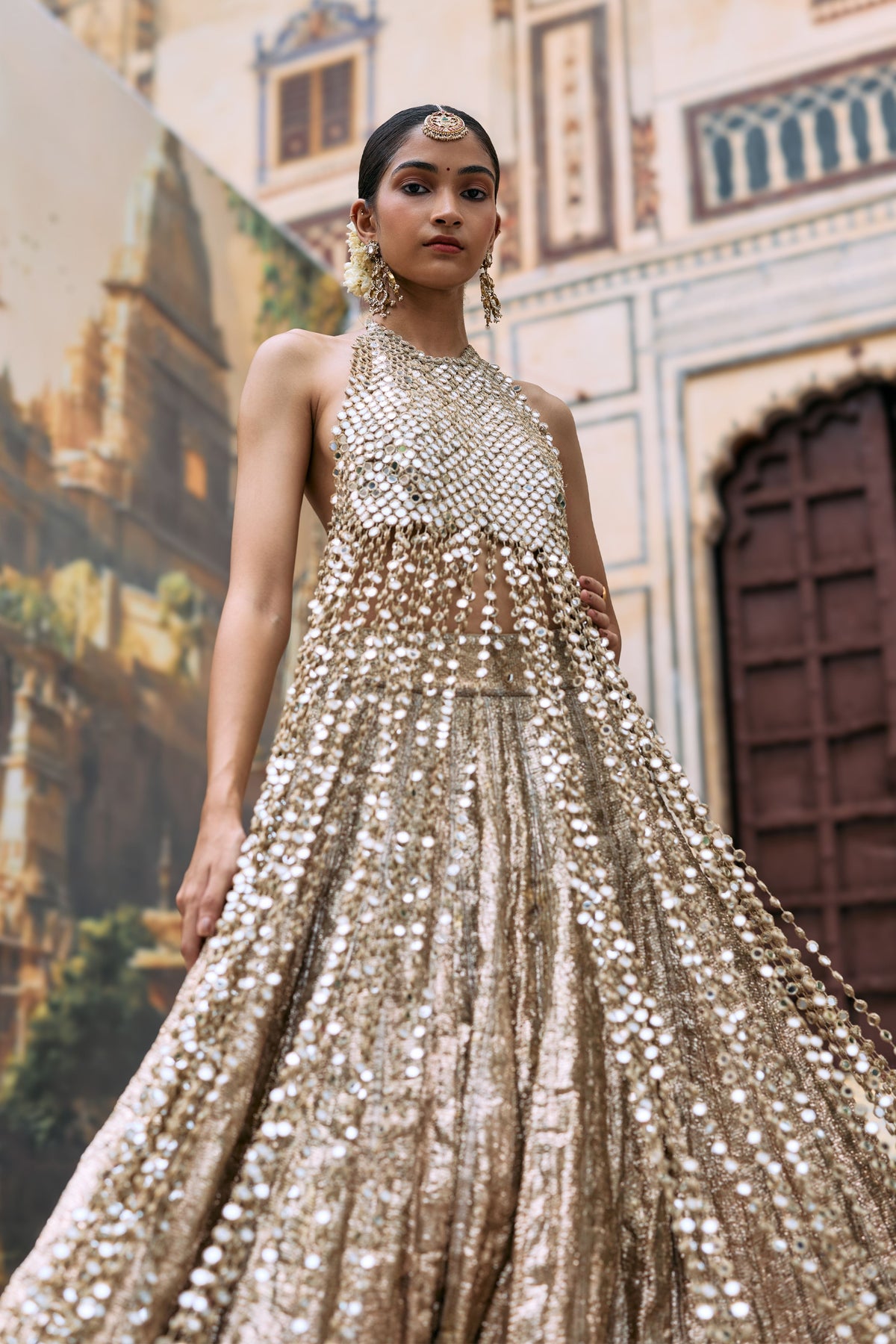 Silver Mridula Lehenga Set