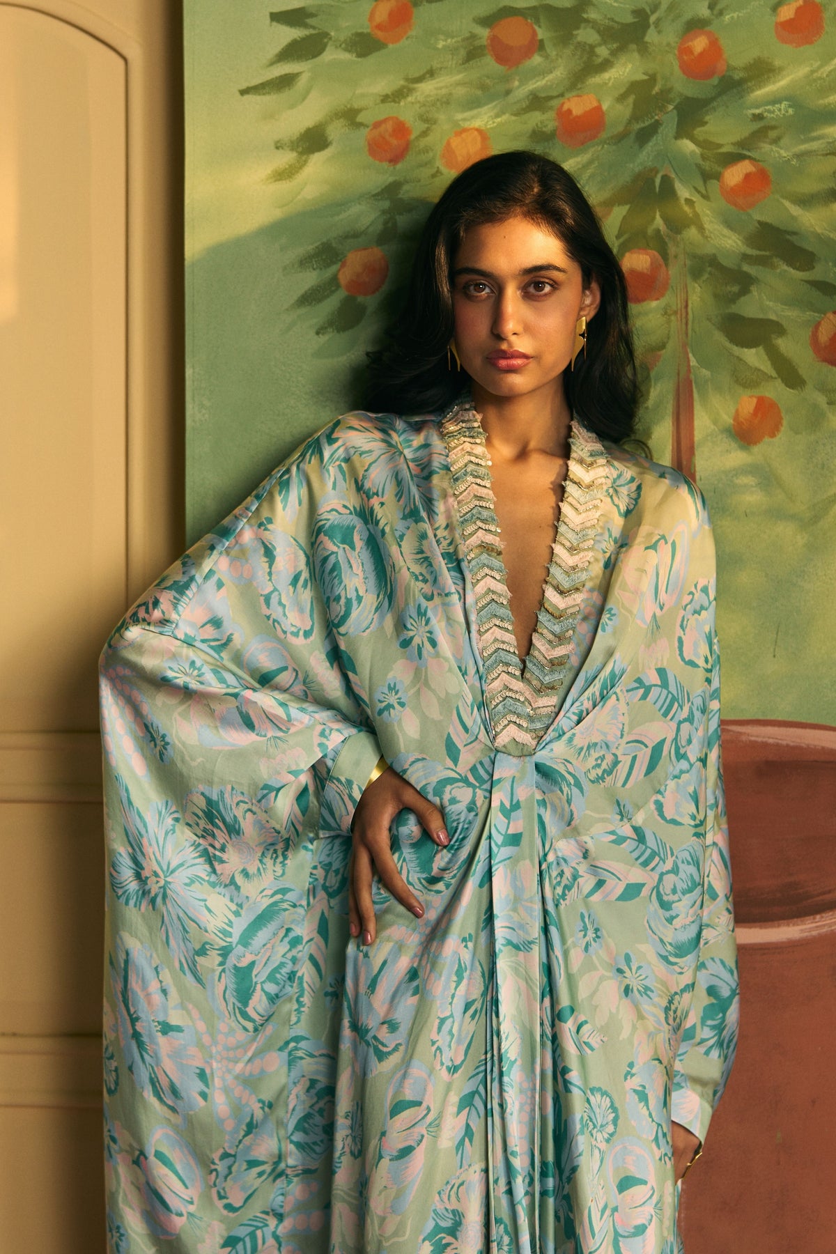 Mint Flow Kaftan