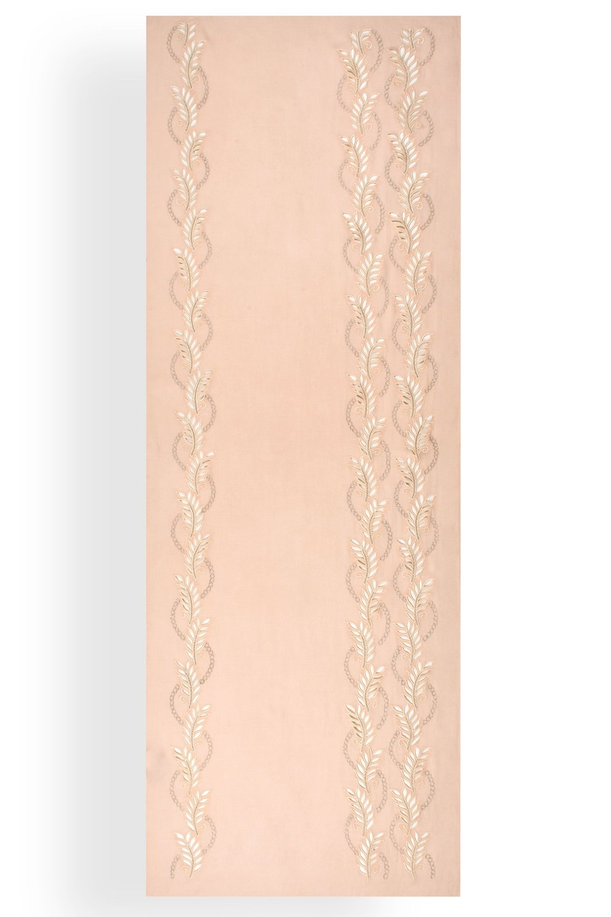 Natural Zig Zag Leaves Stole