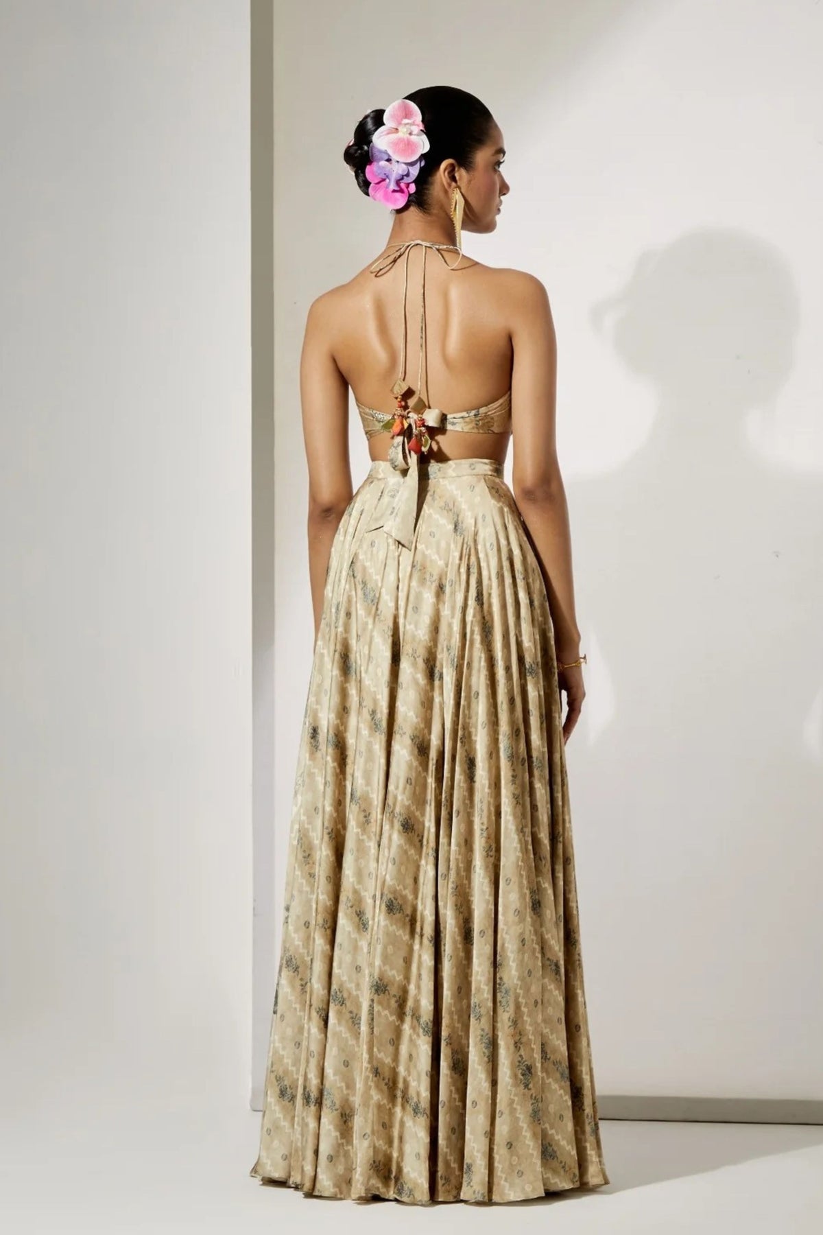 Ivory Bloom Skirt Set
