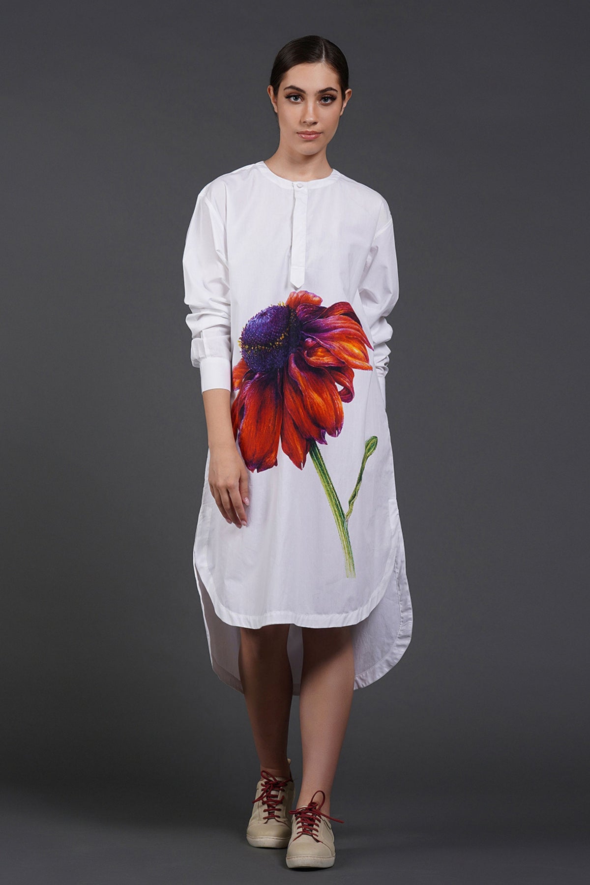Abstract Digtal Print Dress