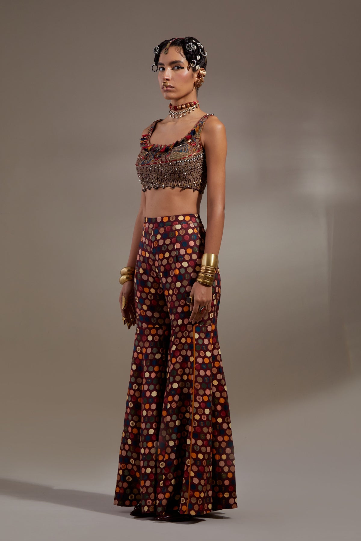 Jamuni Veni Jacket Set