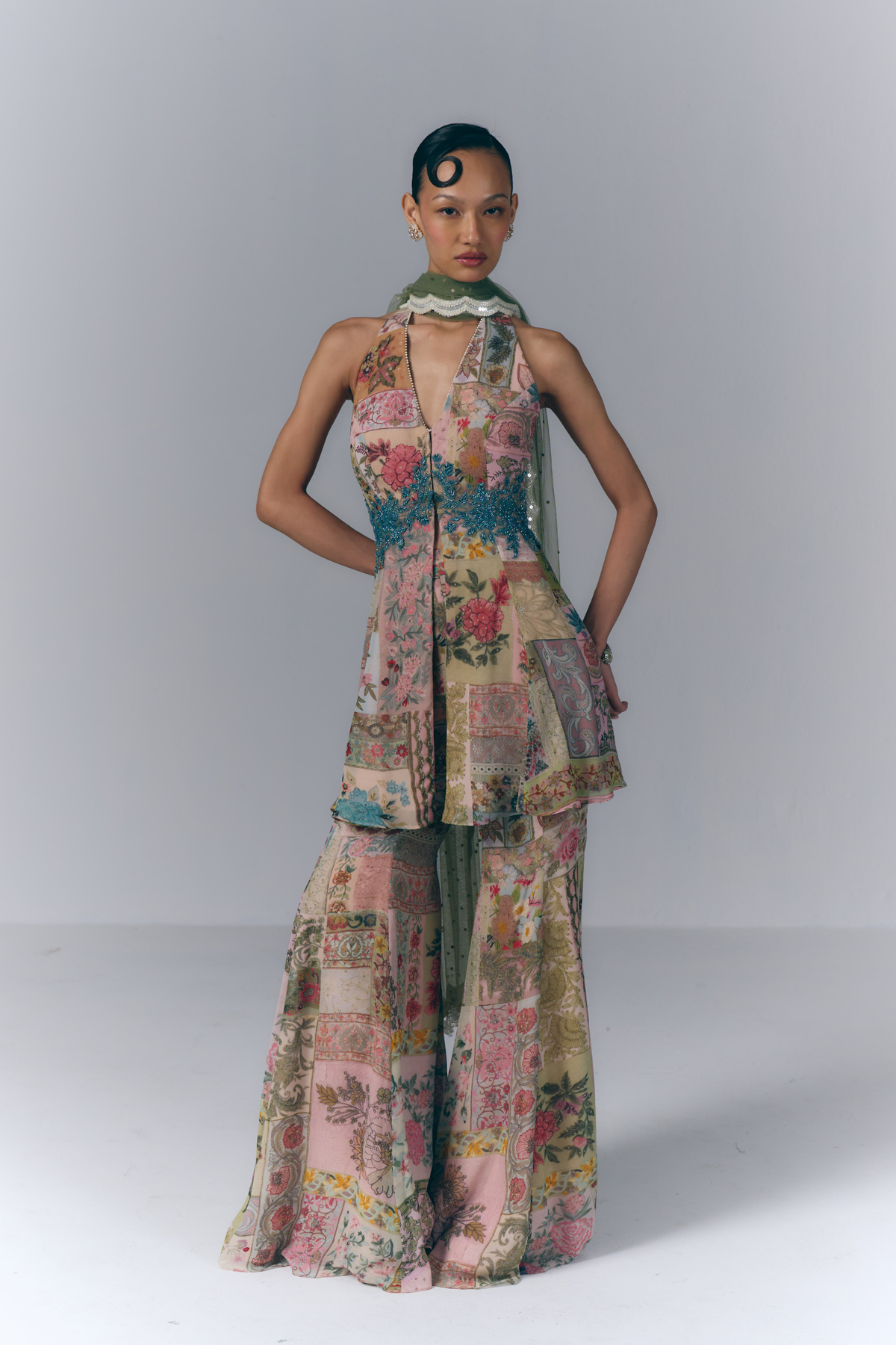 Eden Bloom Peplum Set