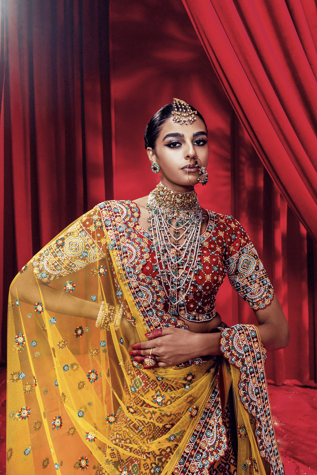 Yellow Patola Lehnga