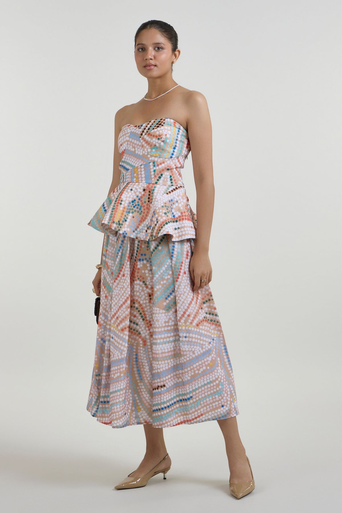 Daphne Peplum Skirt Set