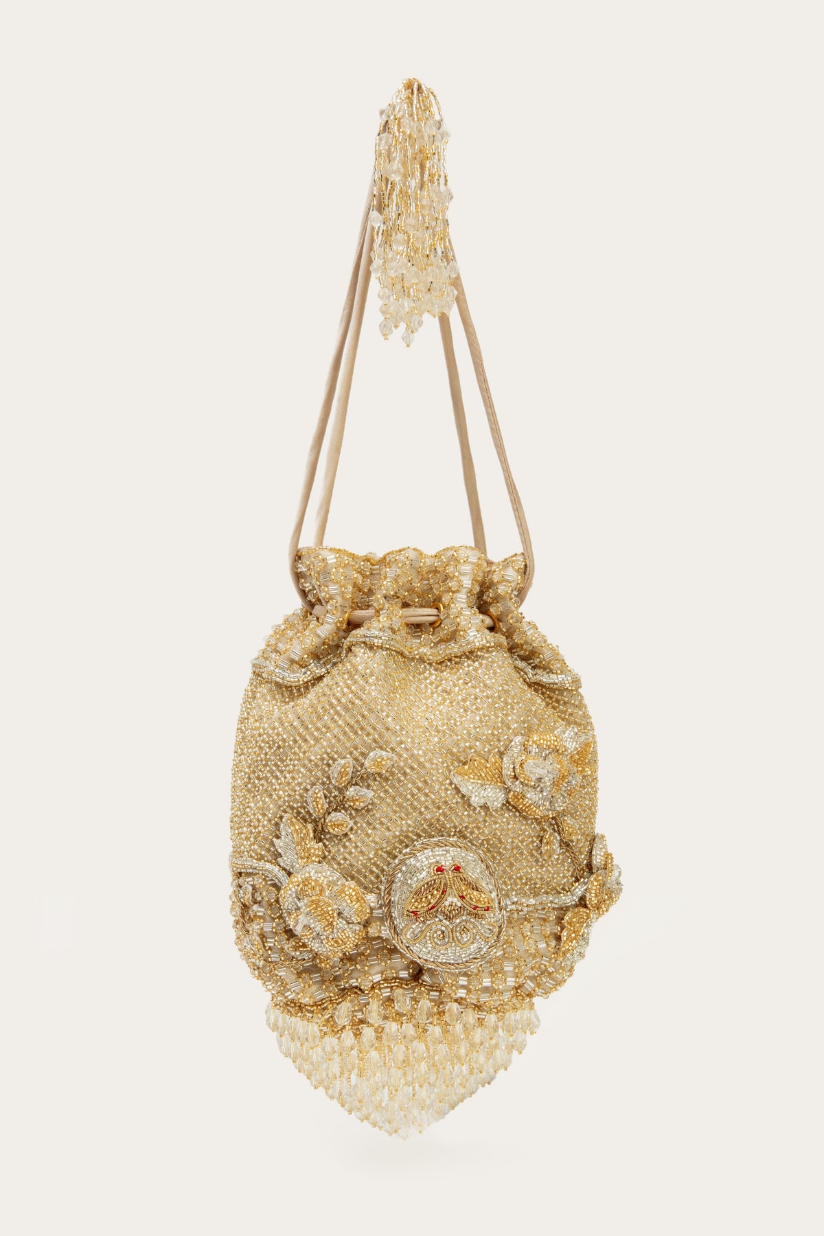 Ella Chandelier Drawstring Gold Silver