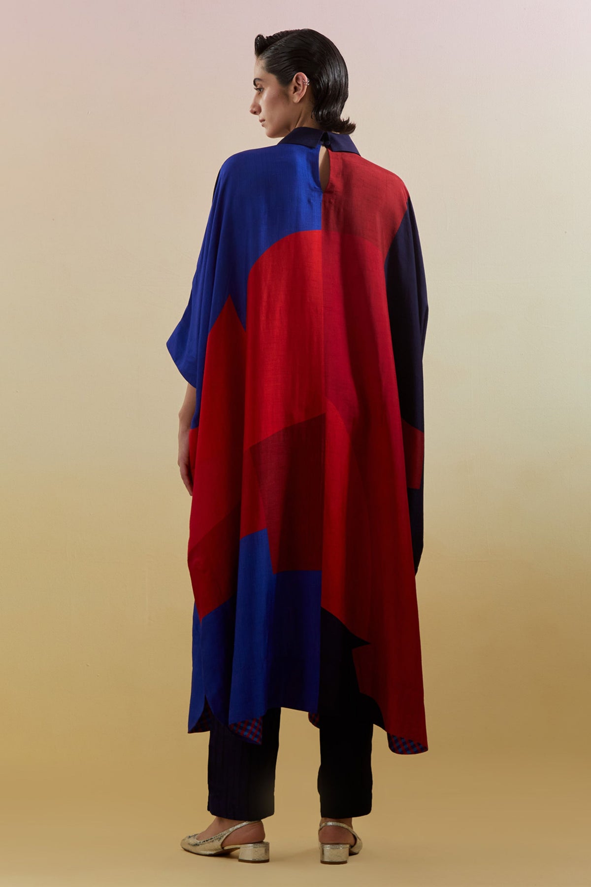 Zenith Navy & Red Kaftan