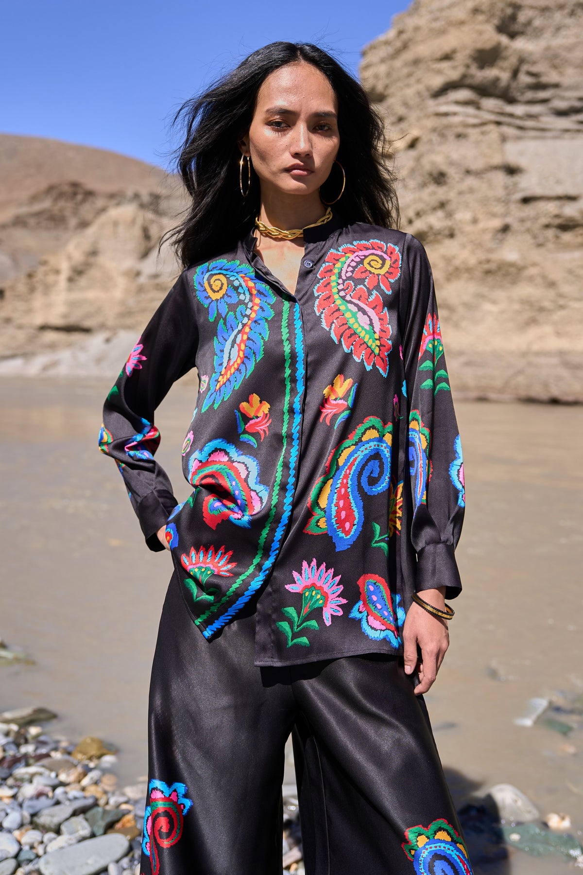 Multicolor Paisley Shirt