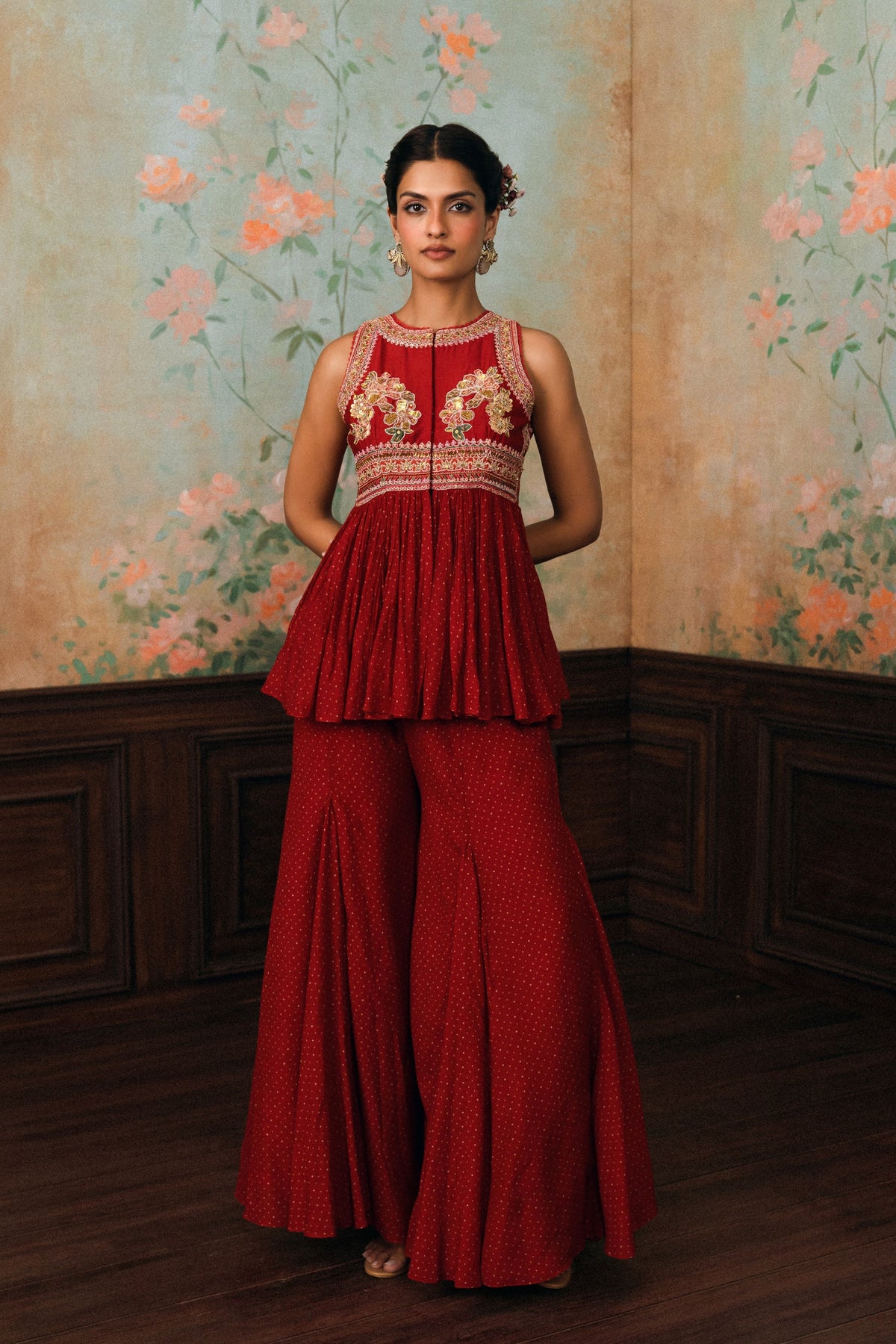 Merlia Peplum Set