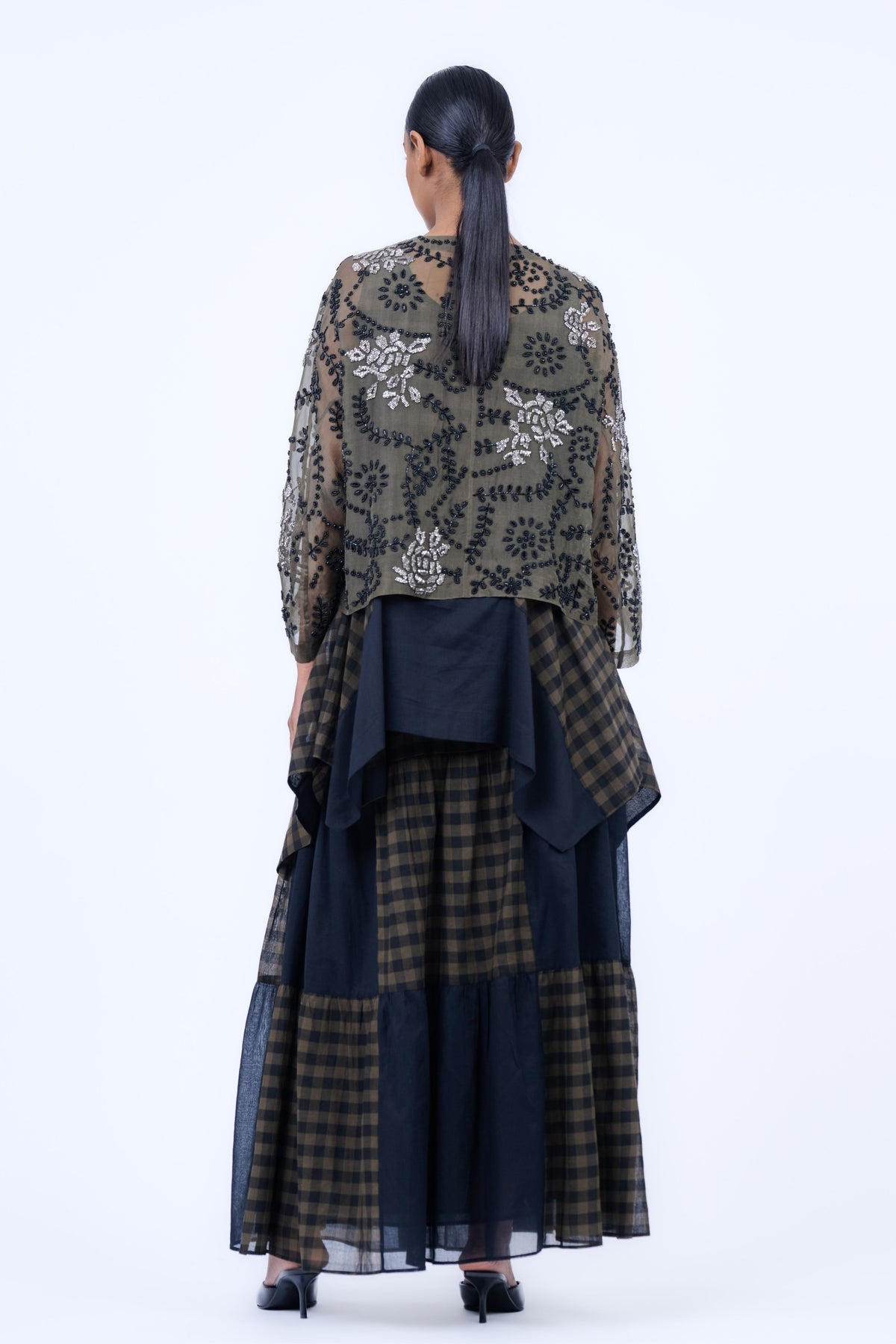 Silk Organza Beadwork Jacket