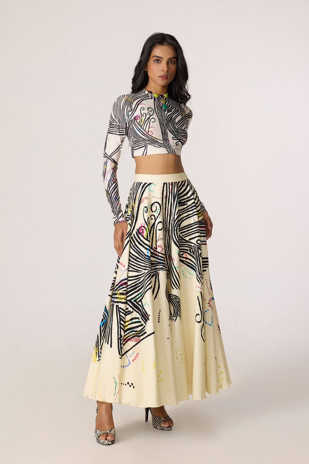 Gigi Blouse & Dracy Skirt Set