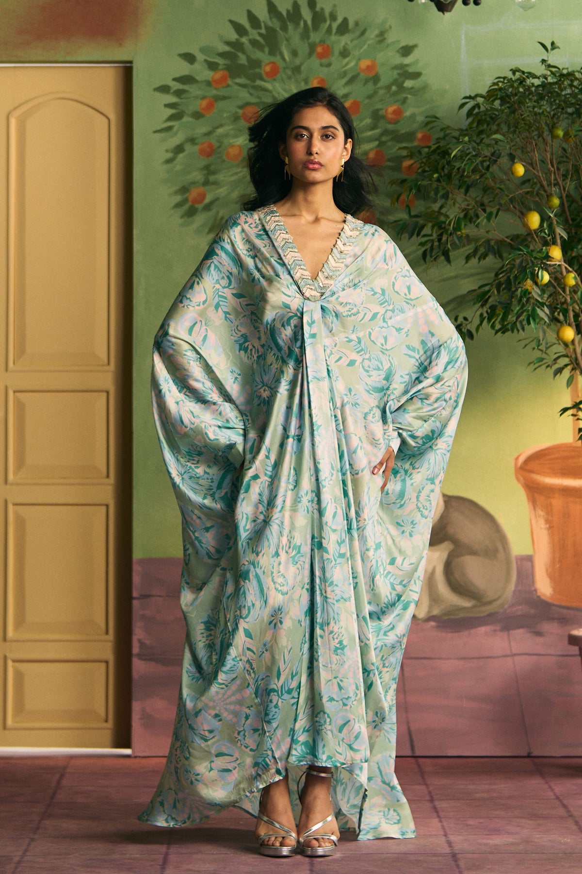 Mint Flow Kaftan