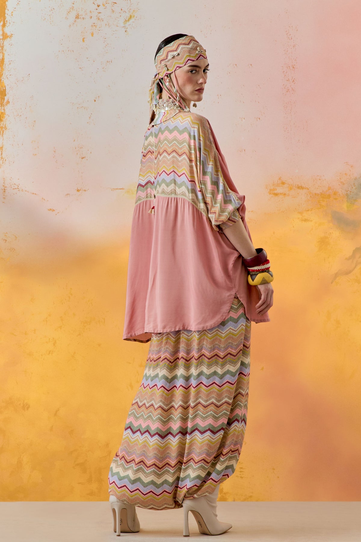 Shell Pink Mandala Shirt