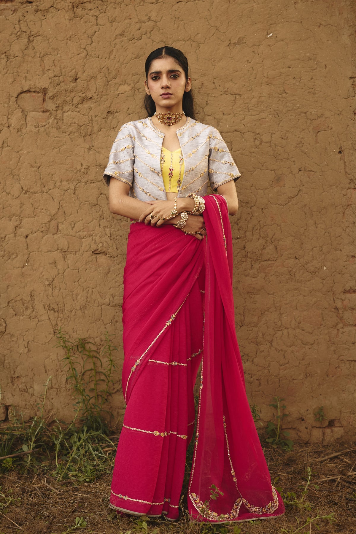 Veda Tishya Cape and Bustier