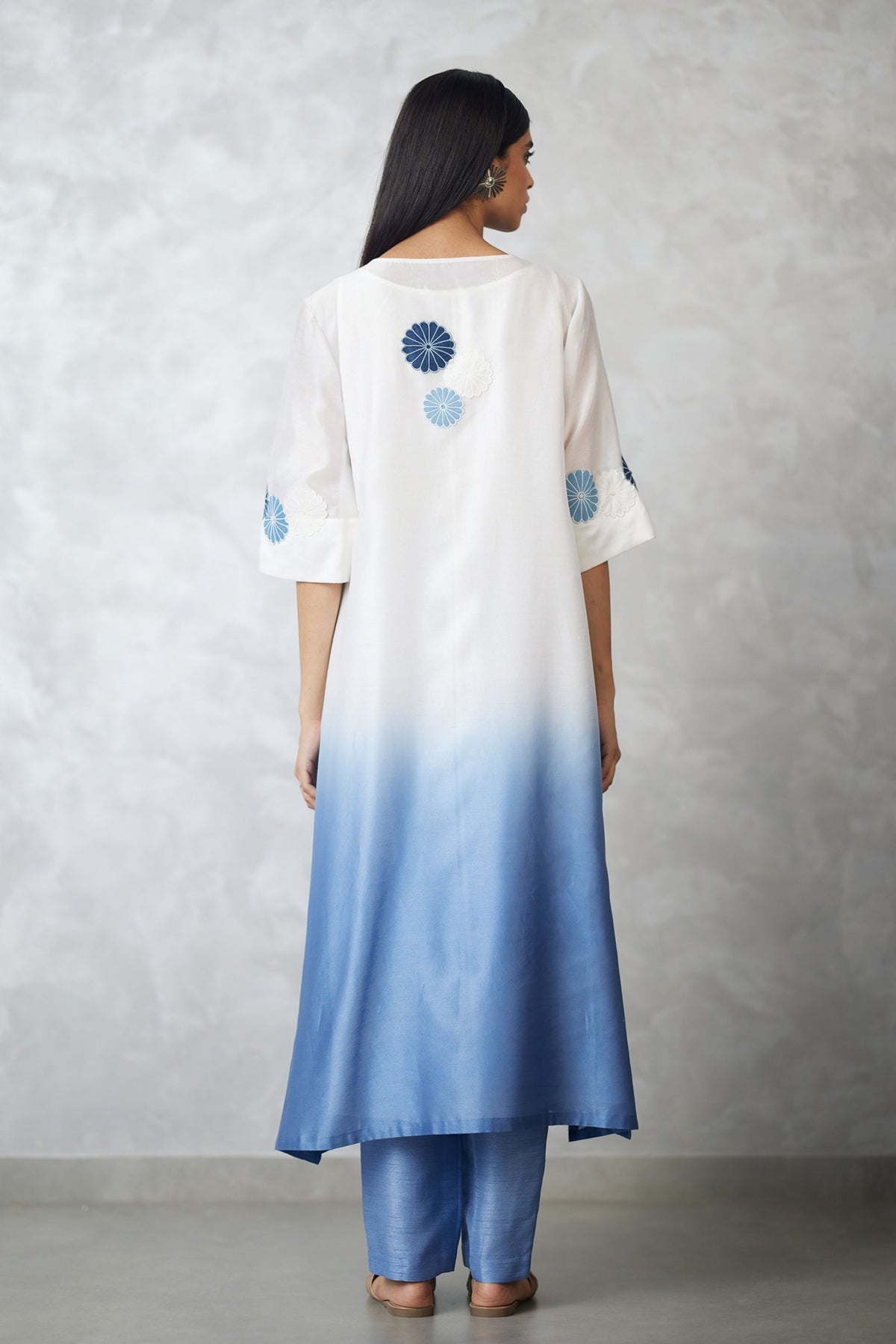 Ivory Ombre Kurta Set