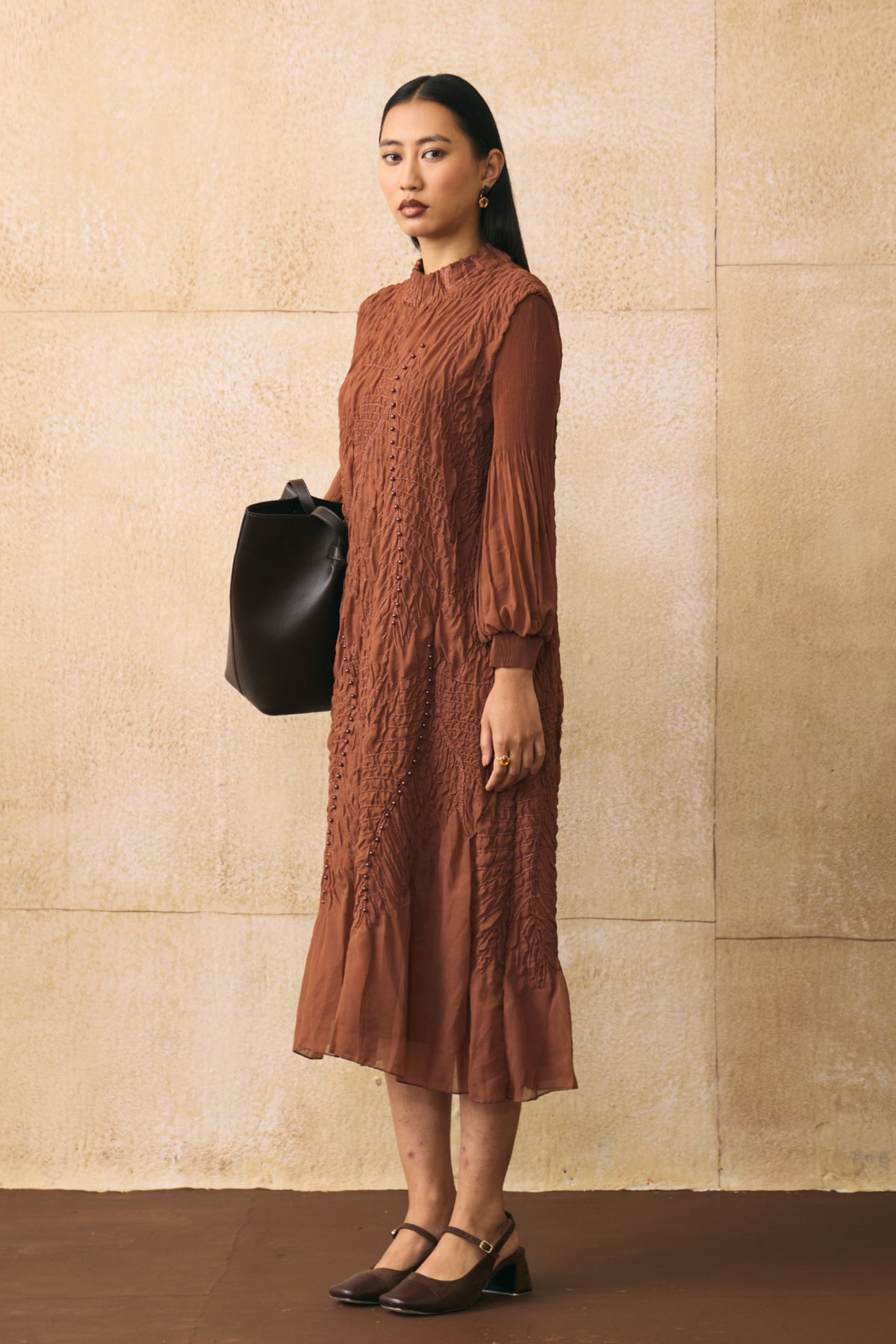 Brown Irenia Dress