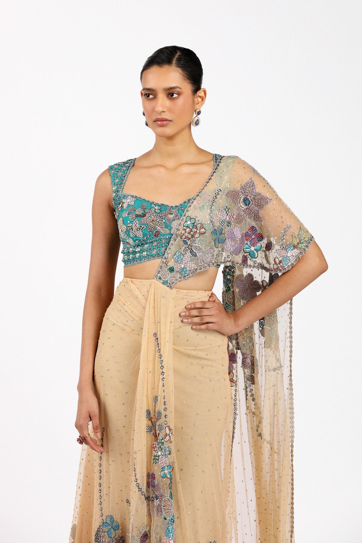 Stella Pre Draped Saree