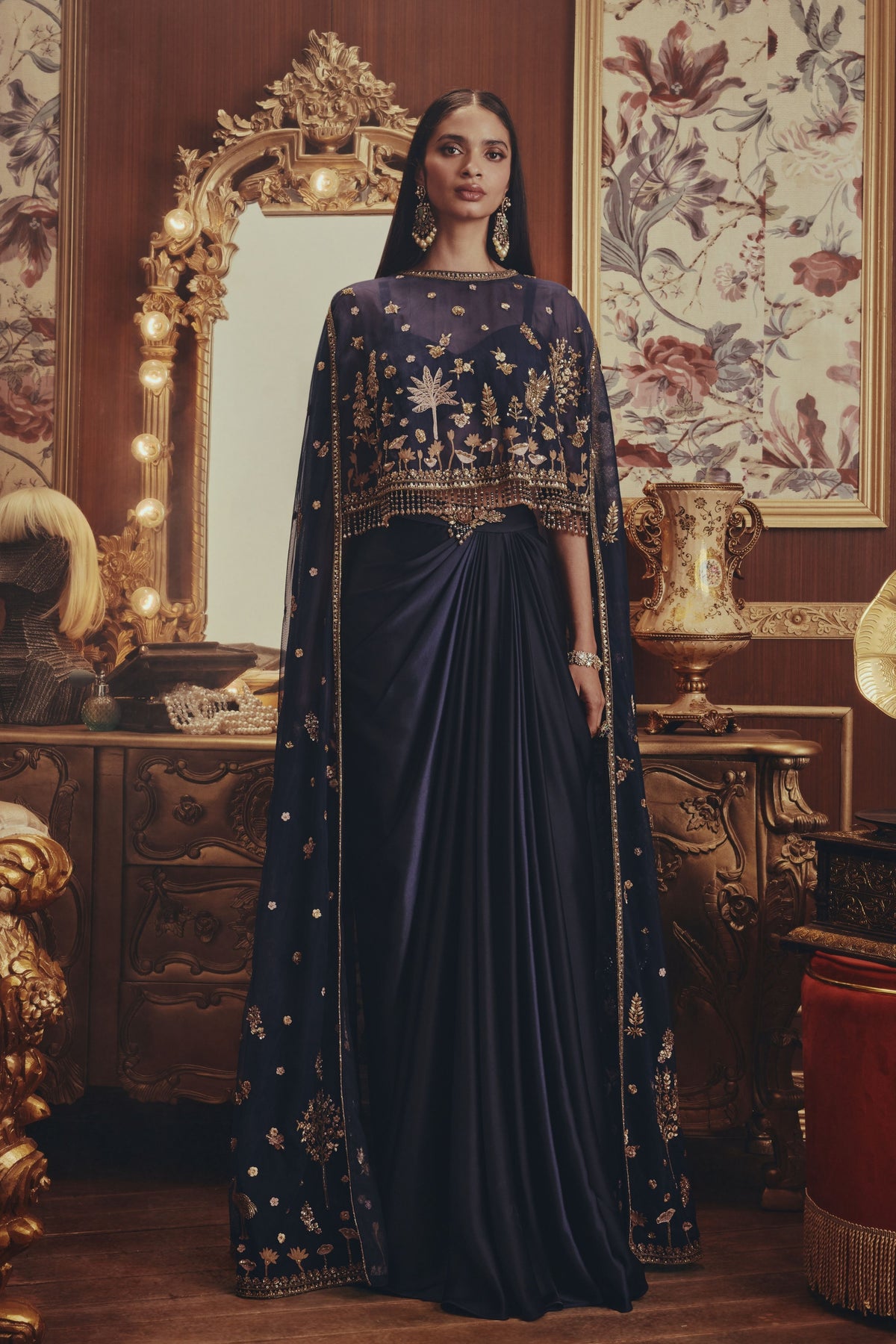 Harriet Blue Cape Set
