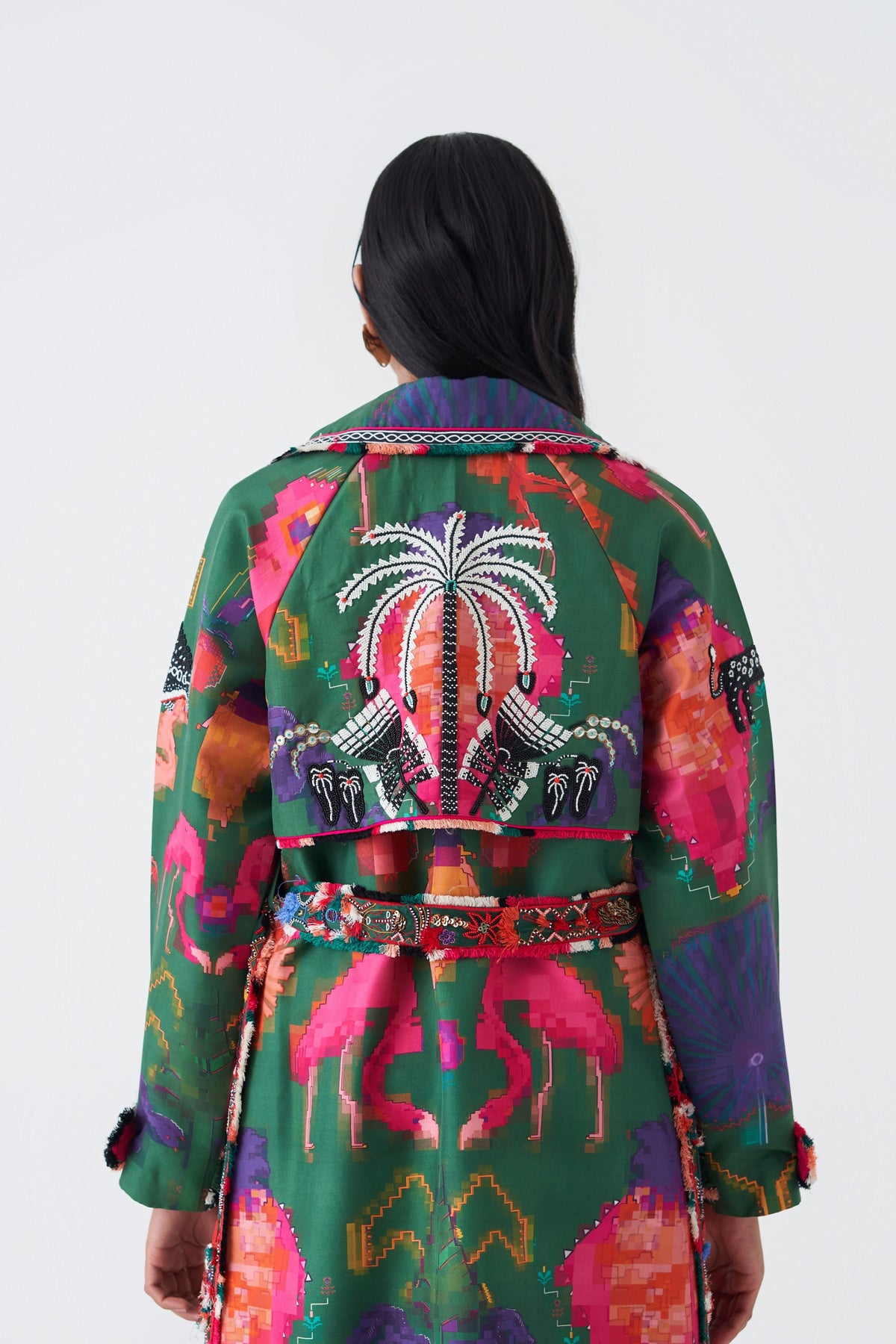Oaxaca Verde Structured Long Trench