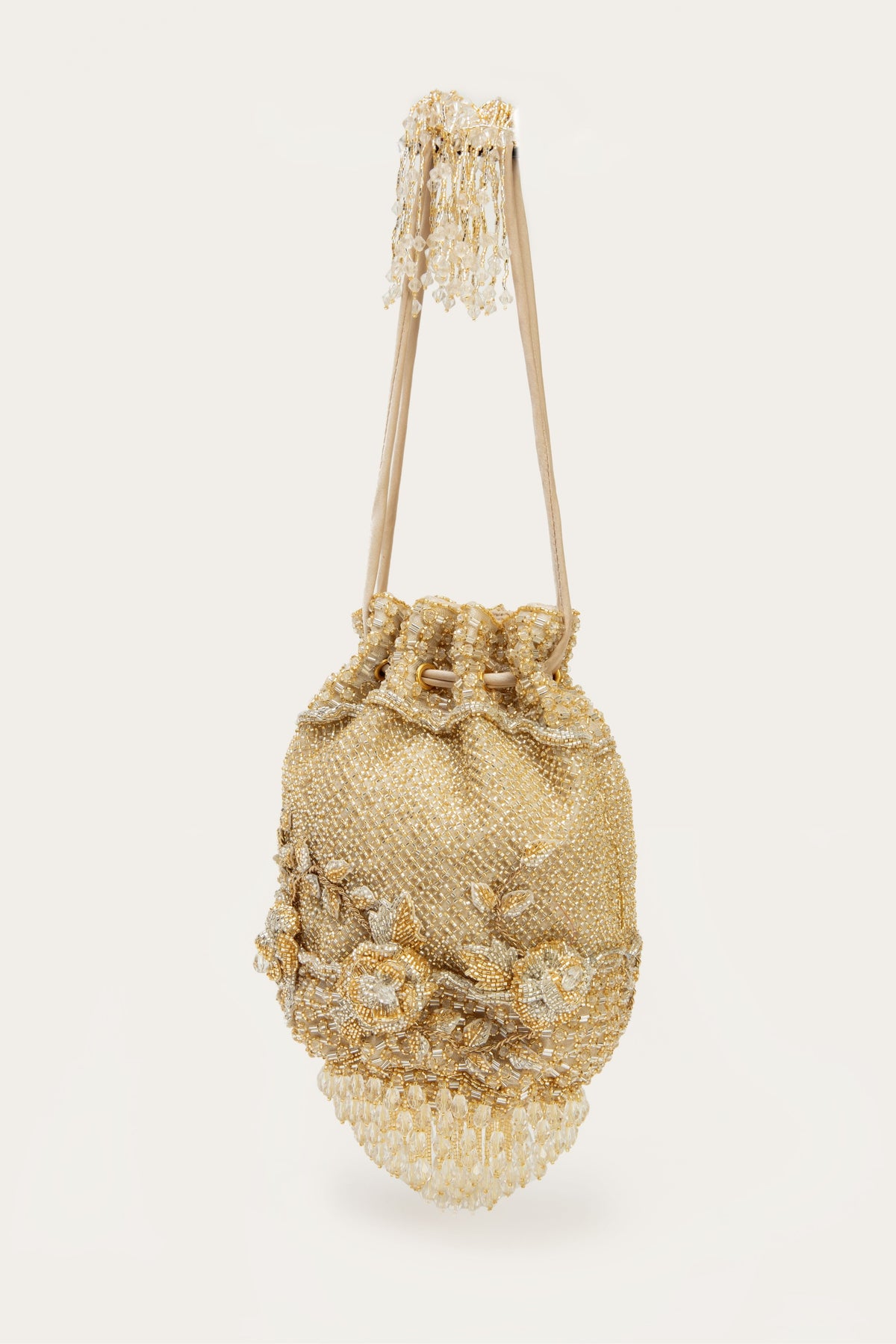 Ella Chandelier Drawstring Gold Silver