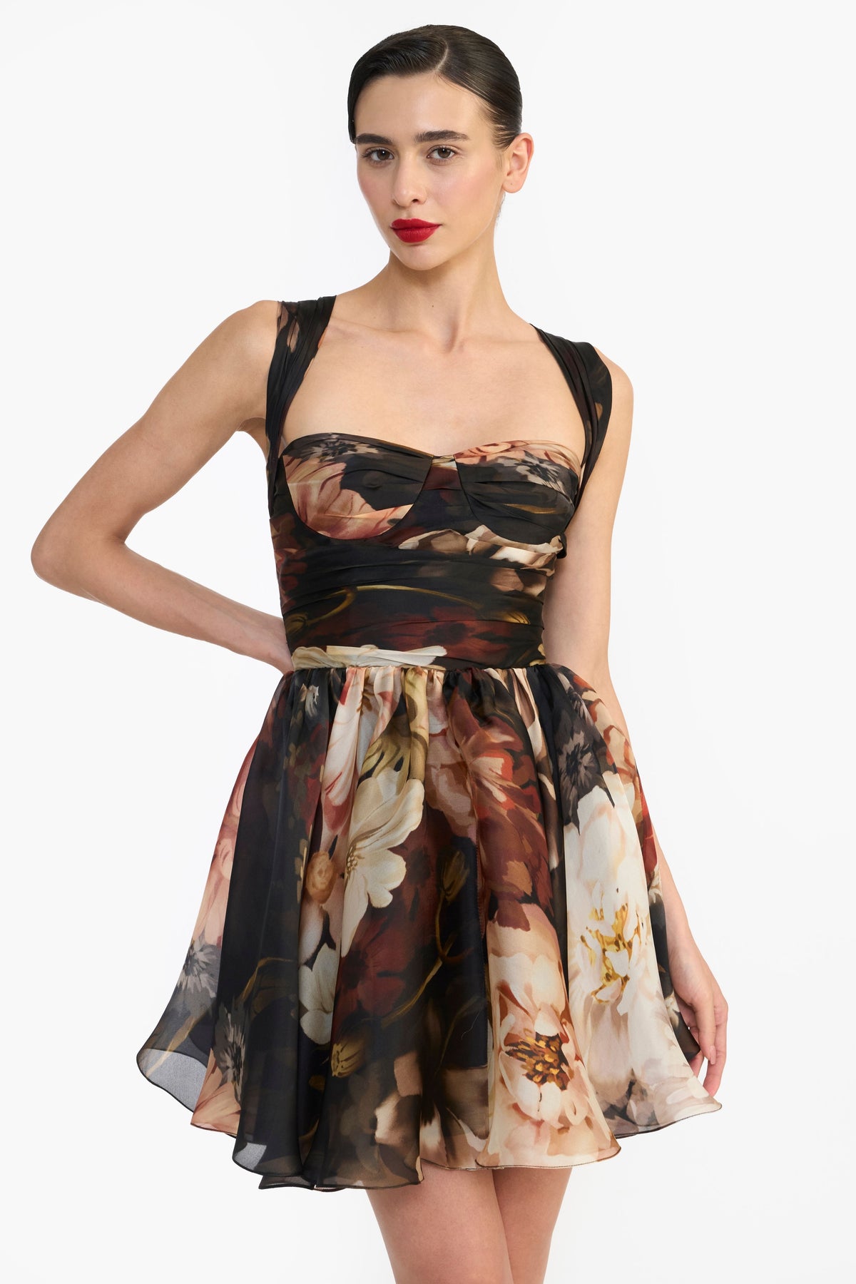 Draped Bustier Mini