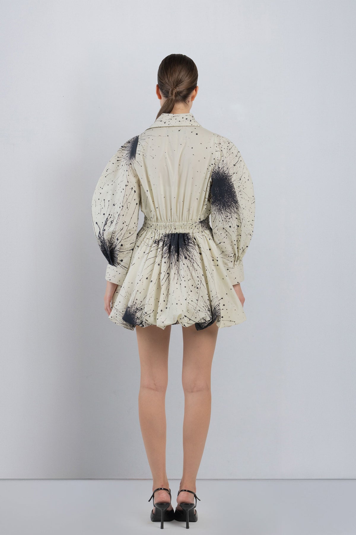 Splatter Bubble Hem Dress