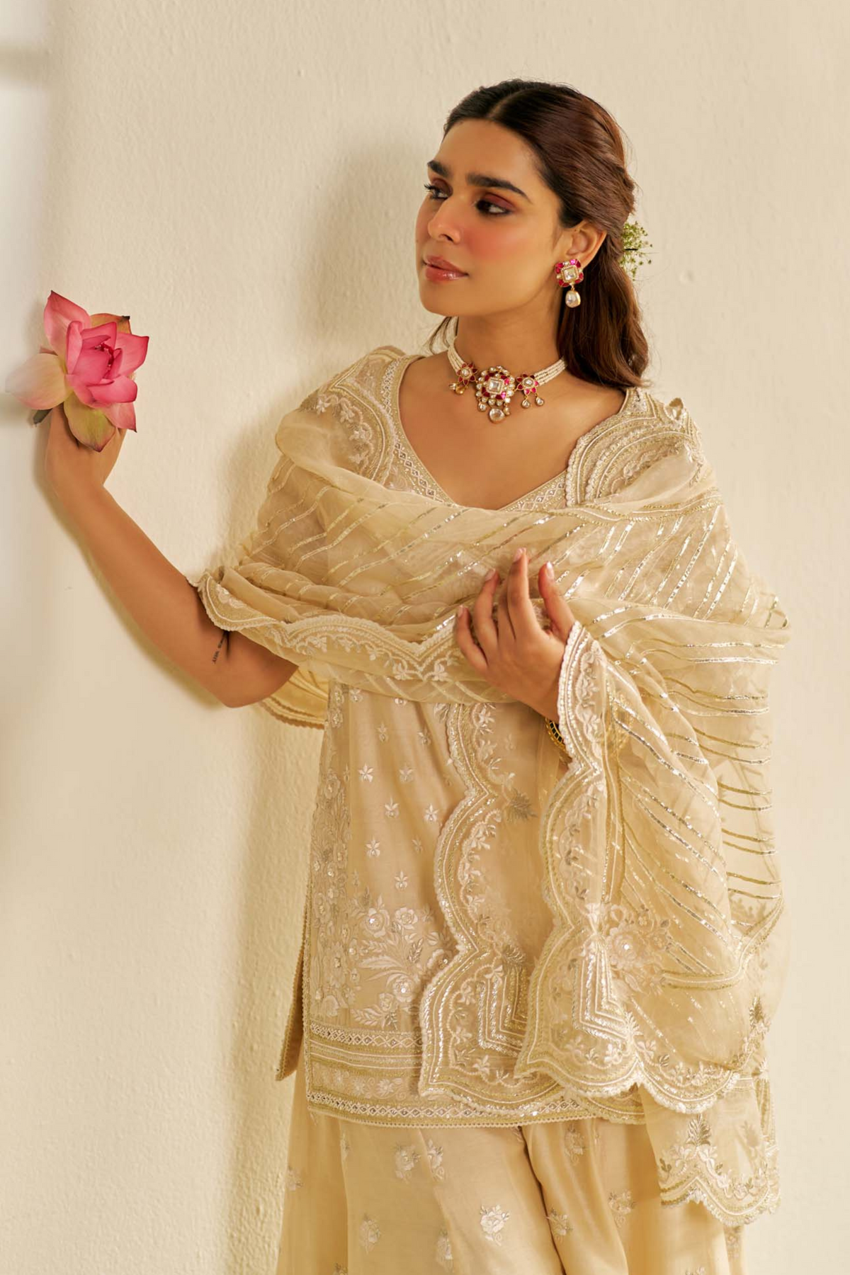 Sameeha Short Sharara Set