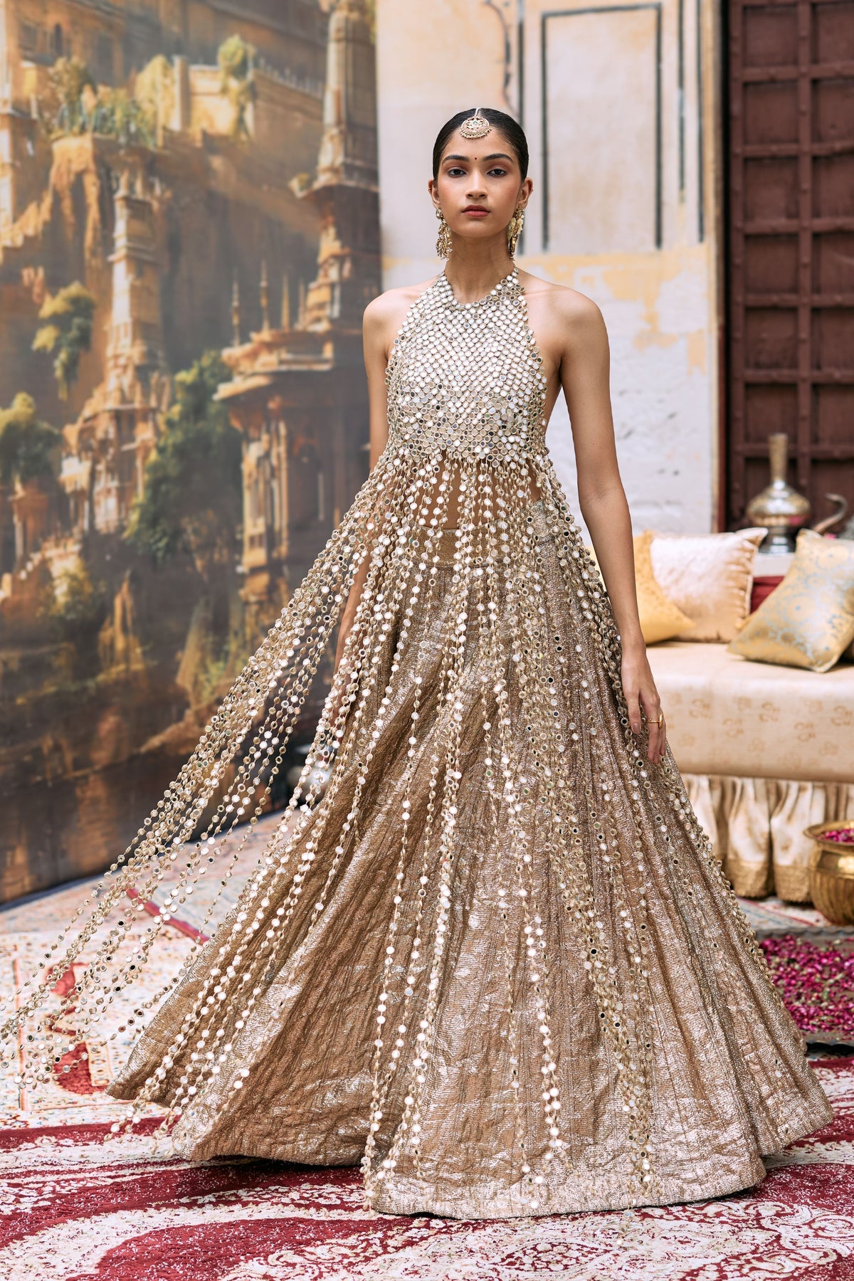 Silver Mridula Lehenga Set