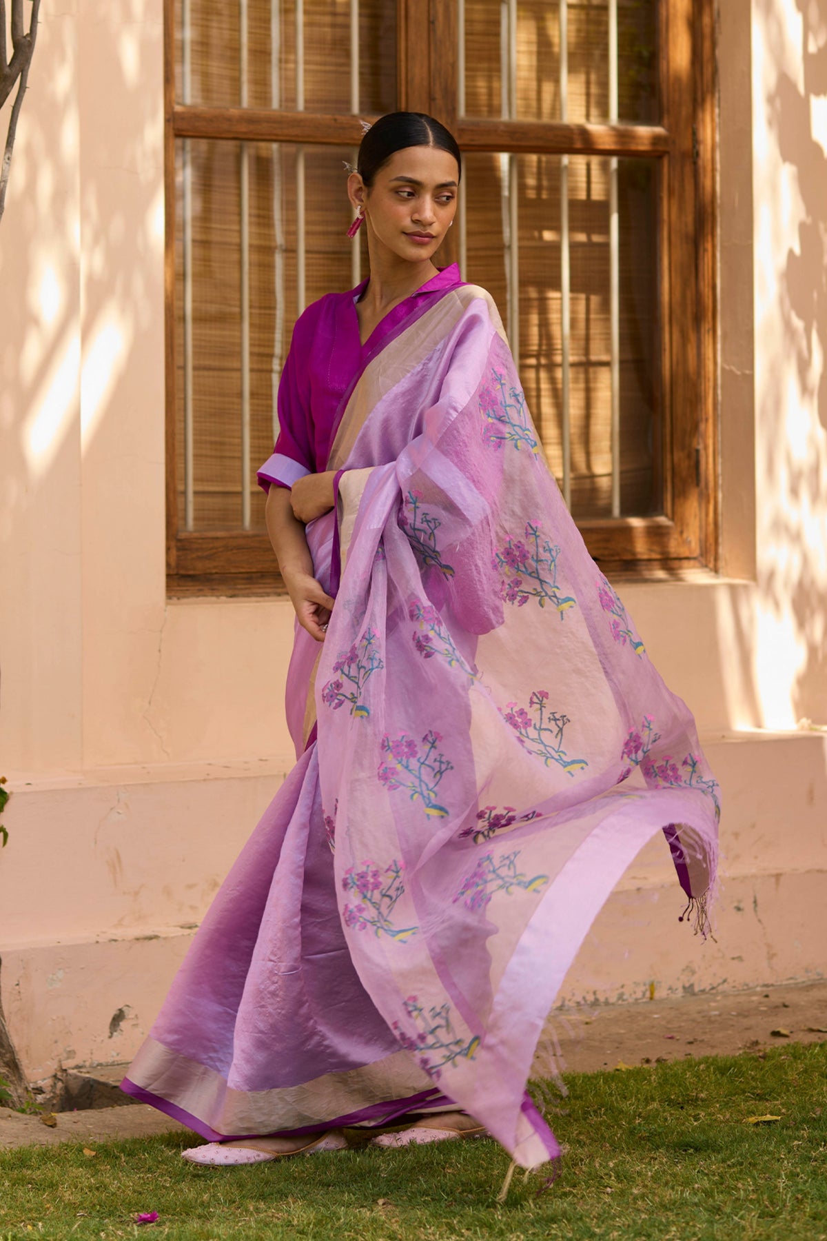 Reflections Jamdani Saree