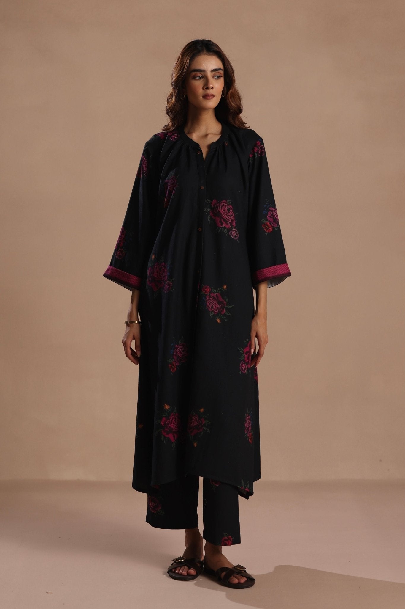 Astrid Kurta Set - Roza Pret - Elahe