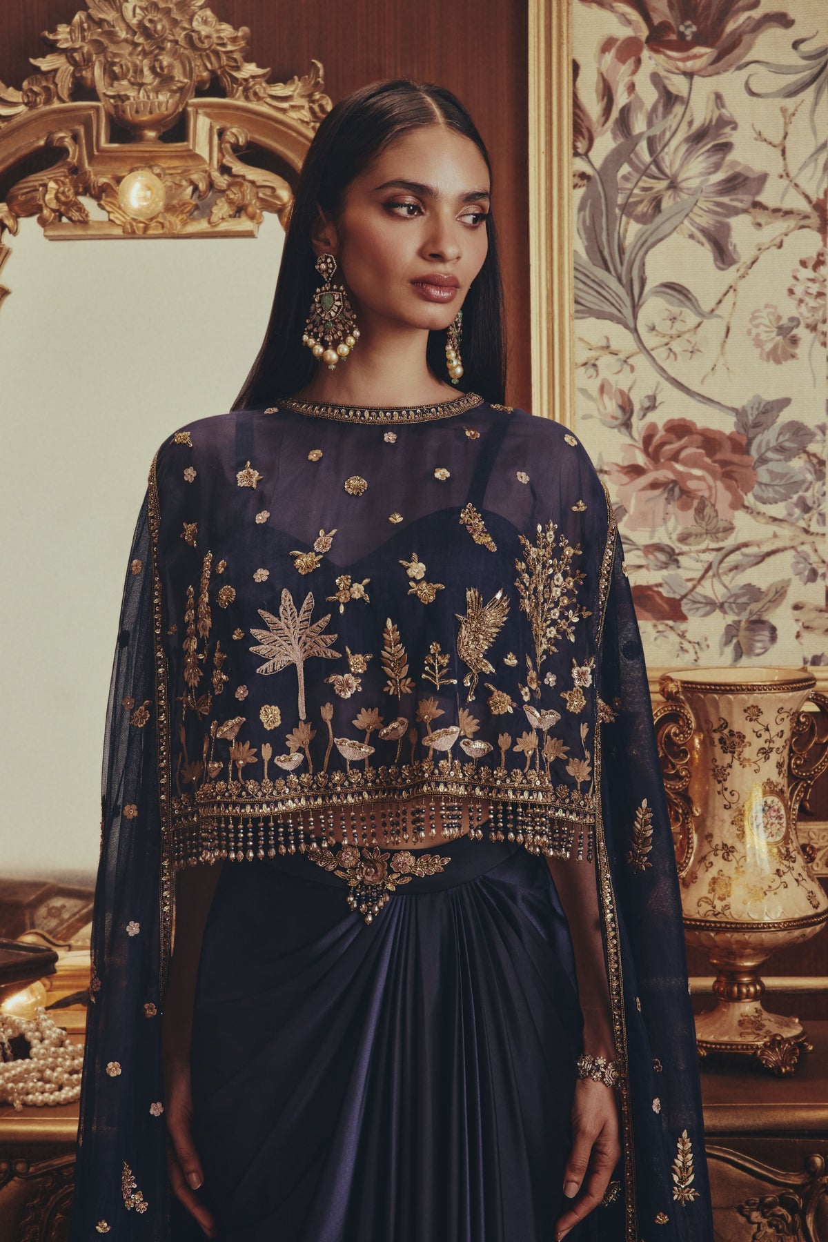 Harriet Blue Cape Set