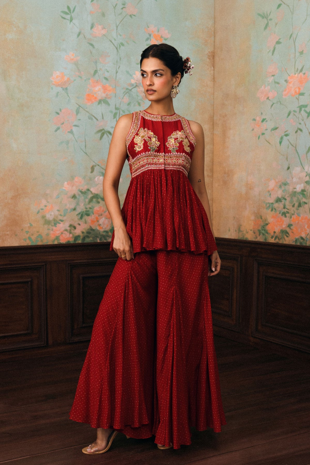 Merlia Peplum Set
