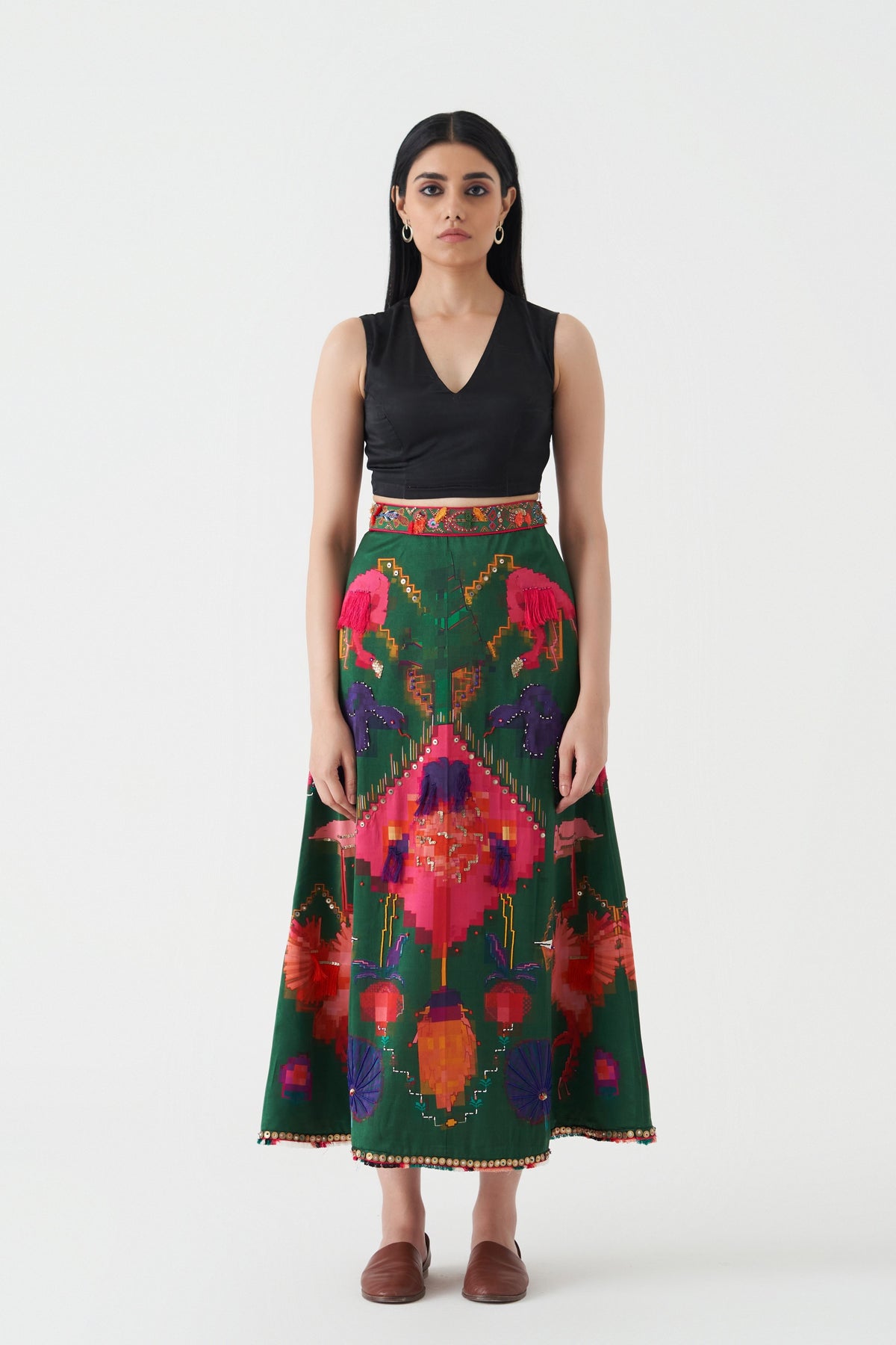 Oaxaca Verde Skirt